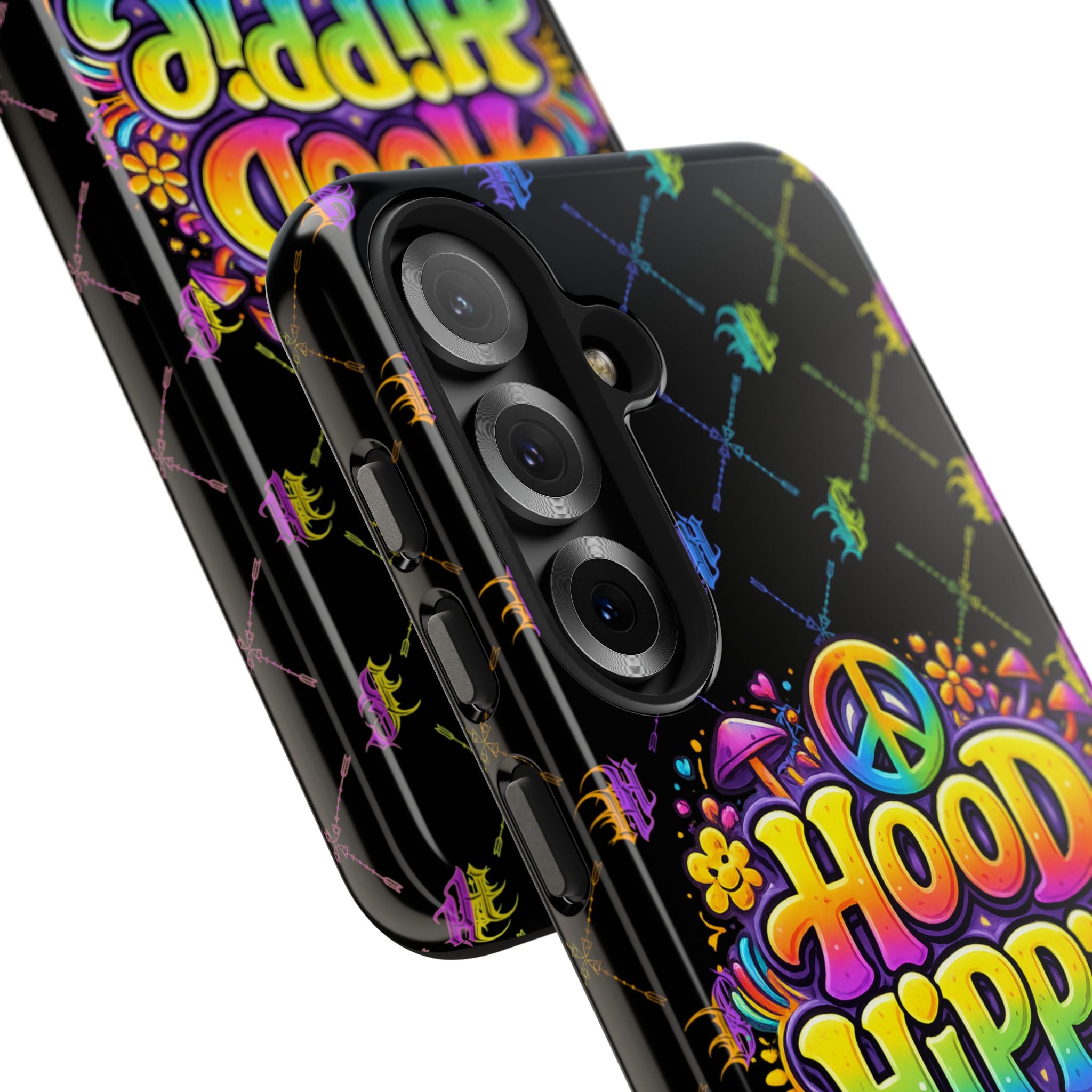 Bomb City Hood Hippie Tough Phone Case — Colorful Psychedelic Peace Design