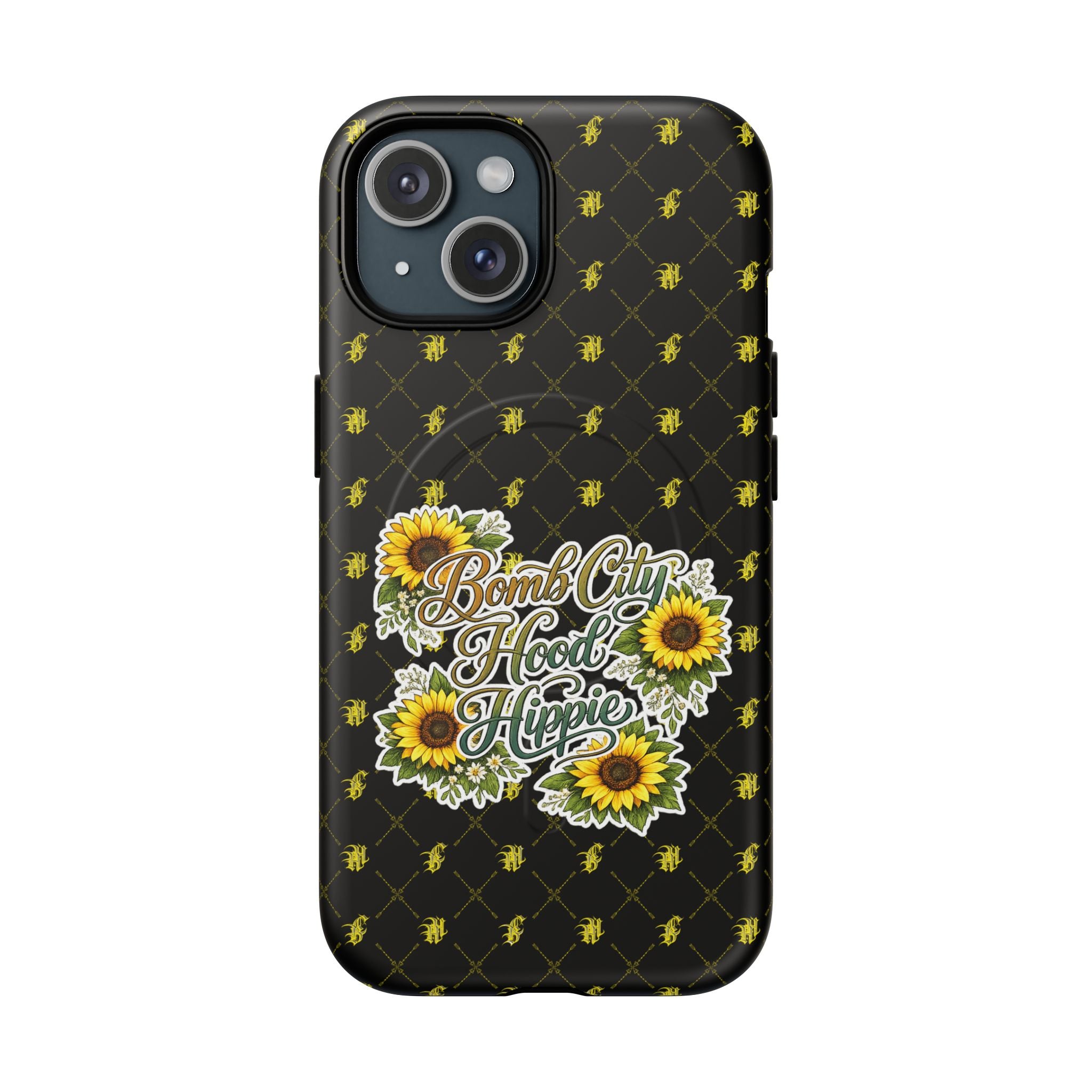 Sunflower 'Bomb City Hood Hippie' Tough Magnetic Phone Case