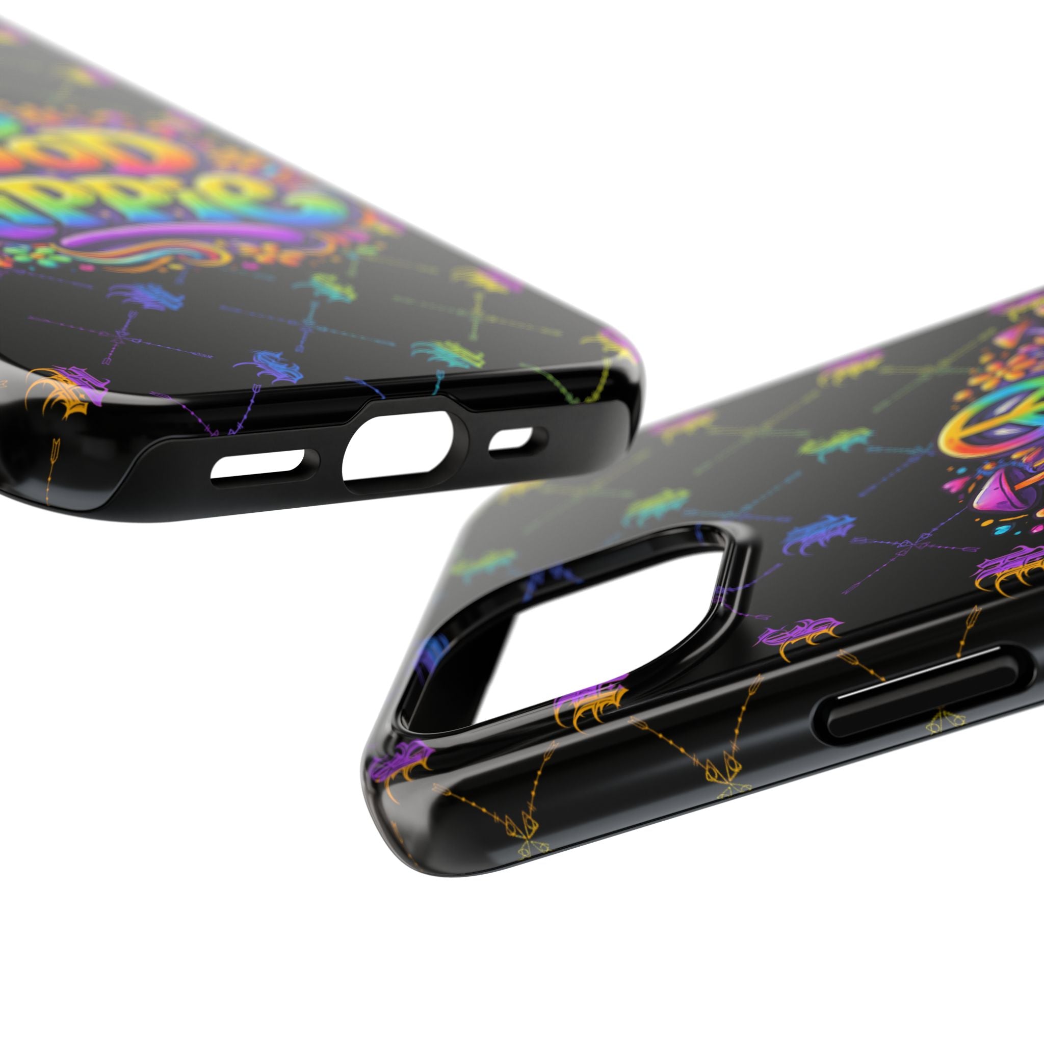 Bomb City Hood Hippie Tough Phone Case — Colorful Psychedelic Peace Design