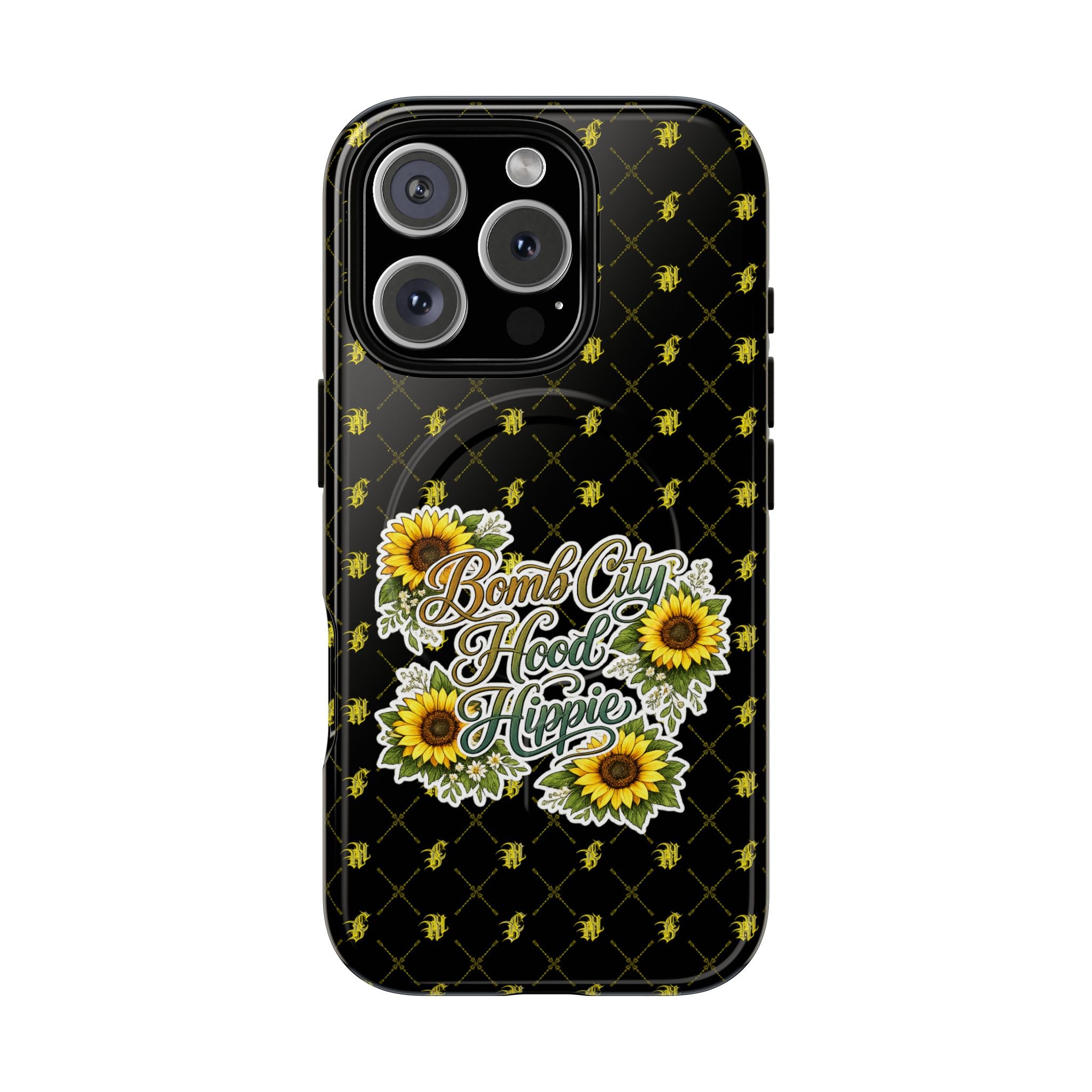 Sunflower 'Bomb City Hood Hippie' Tough Magnetic Phone Case