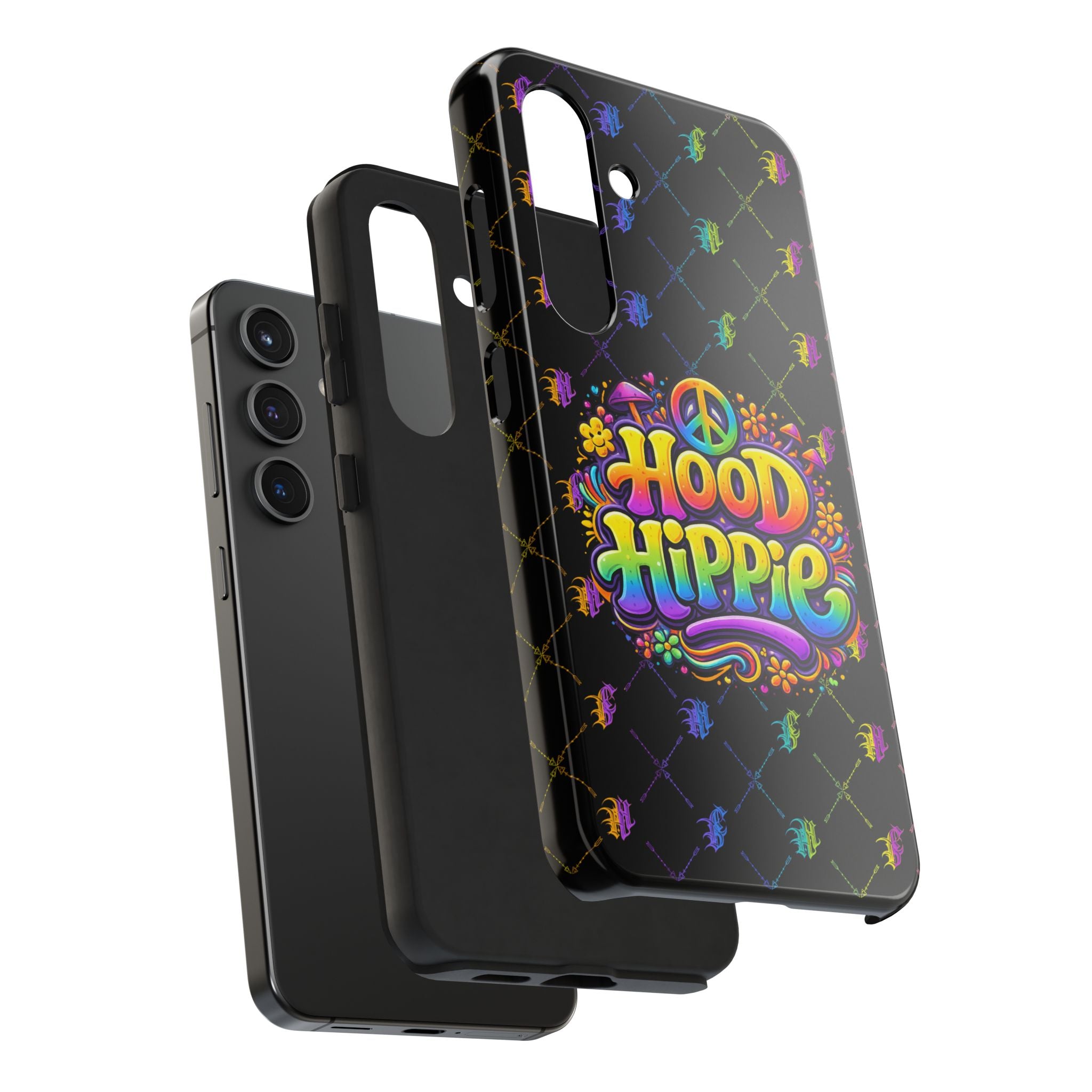 Bomb City Hood Hippie Tough Phone Case — Colorful Psychedelic Peace Design