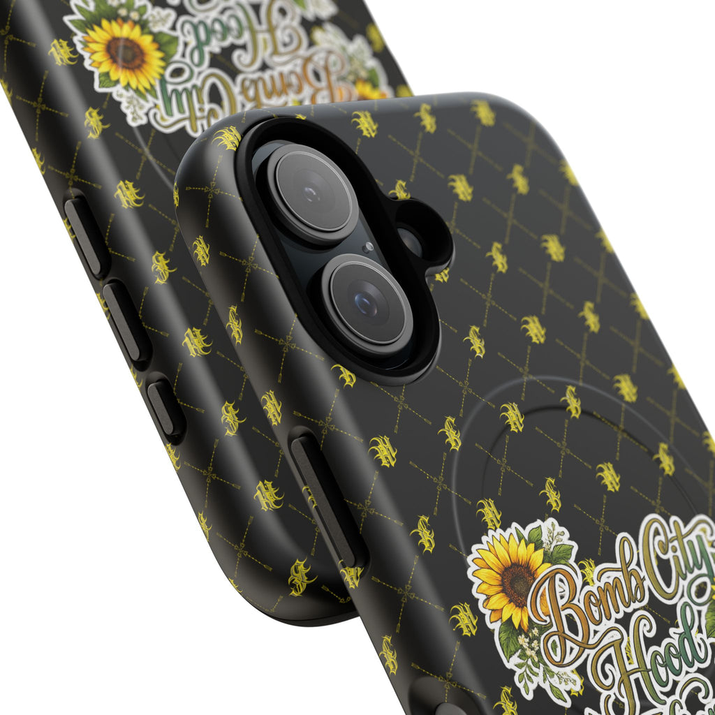 Sunflower 'Bomb City Hood Hippie' Tough Magnetic Phone Case