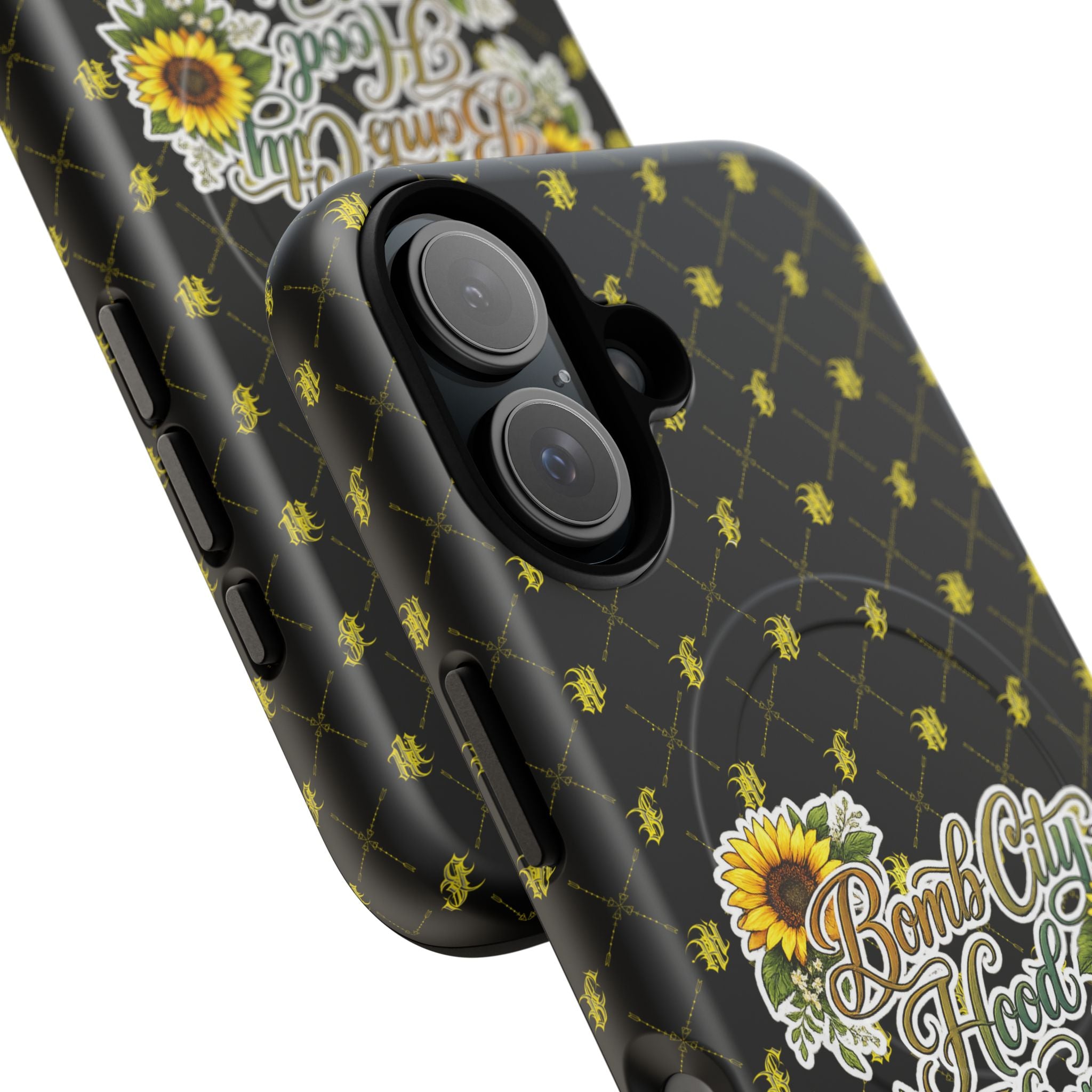 Sunflower 'Bomb City Hood Hippie' Tough Magnetic Phone Case