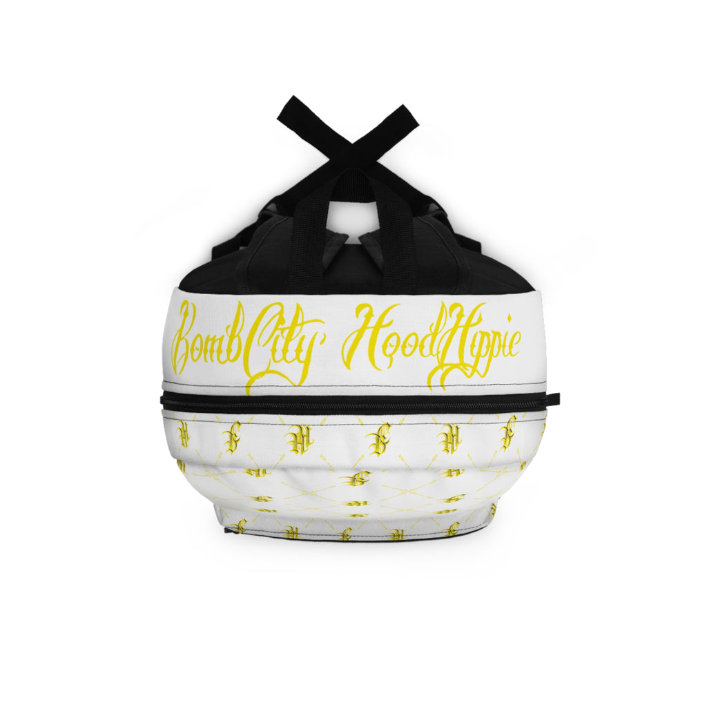 Sunflower 'Bomb City Hood Hippie' Graphic Backpack — Boho Urban Daypack