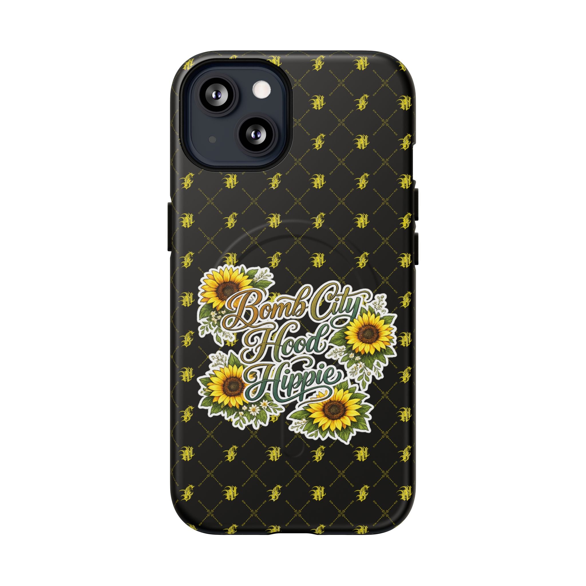 Sunflower 'Bomb City Hood Hippie' Tough Magnetic Phone Case