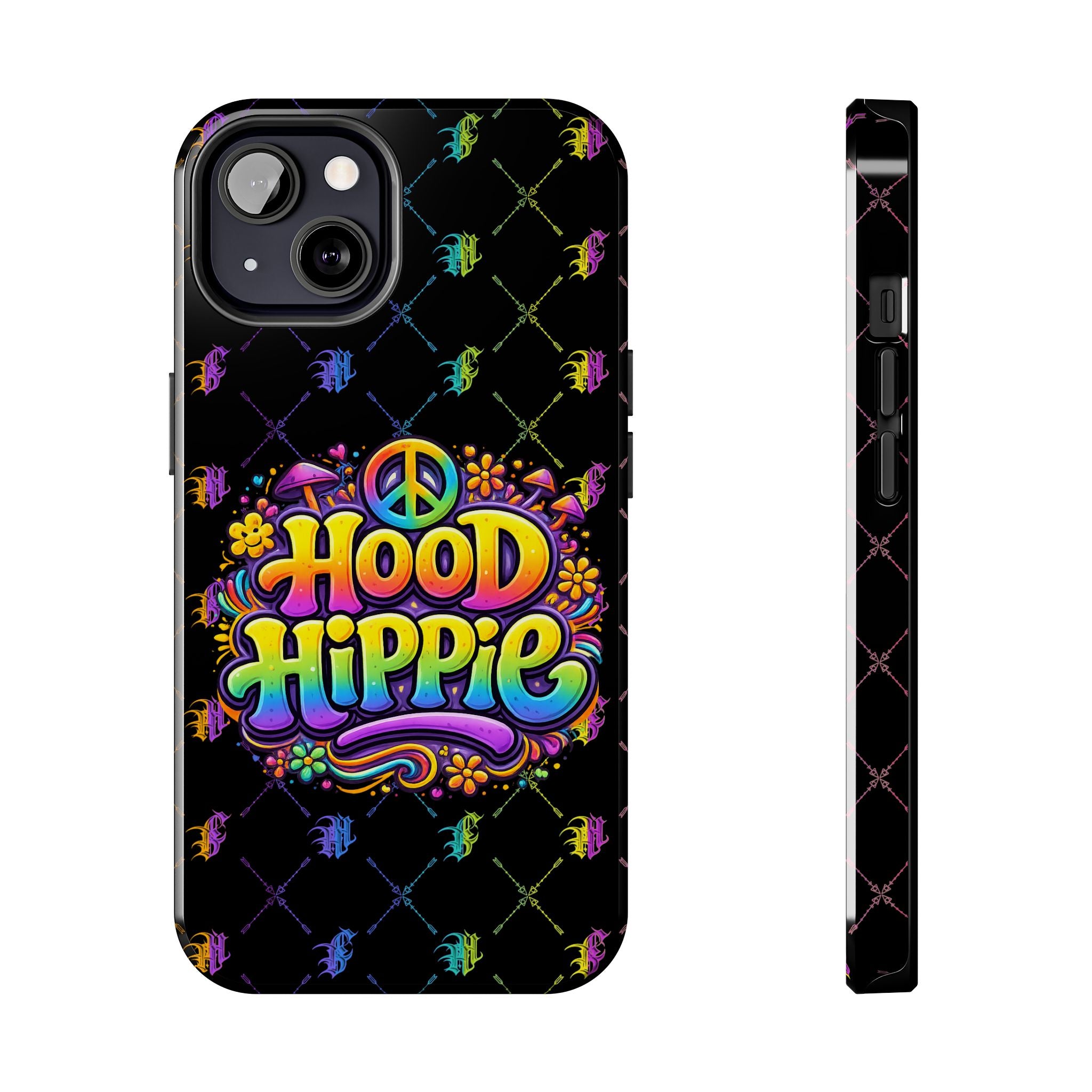 Bomb City Hood Hippie Tough Phone Case — Colorful Psychedelic Peace Design