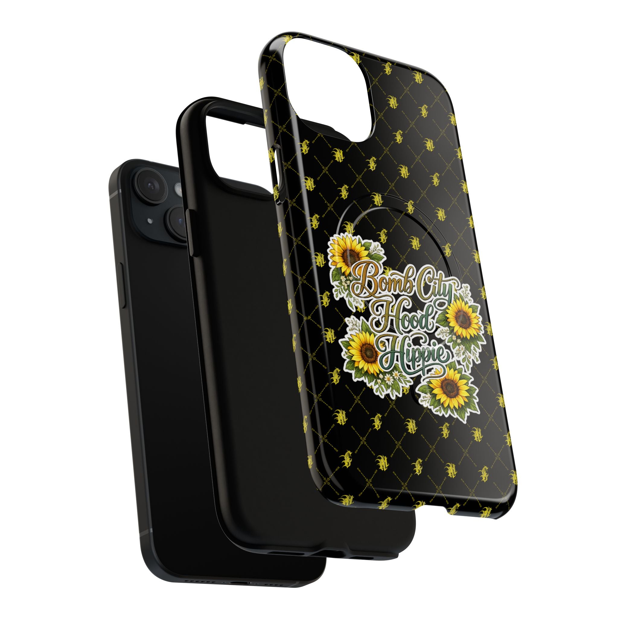 Sunflower 'Bomb City Hood Hippie' Tough Magnetic Phone Case