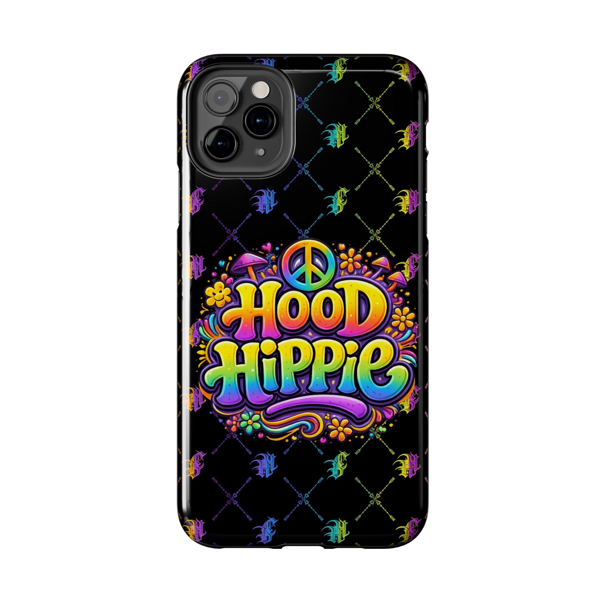 Bomb City Hood Hippie Tough Phone Case — Colorful Psychedelic Peace Design