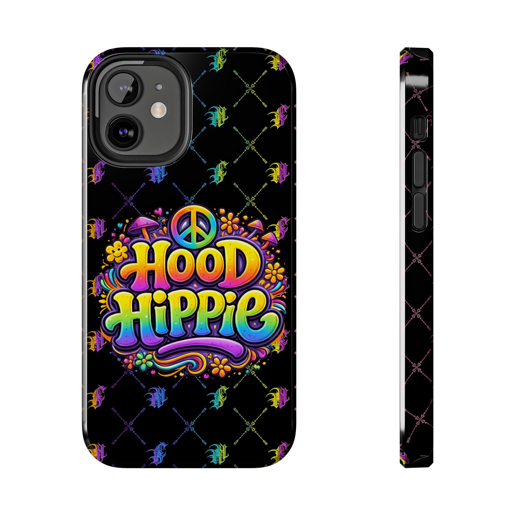 Bomb City Hood Hippie Tough Phone Case — Colorful Psychedelic Peace Design