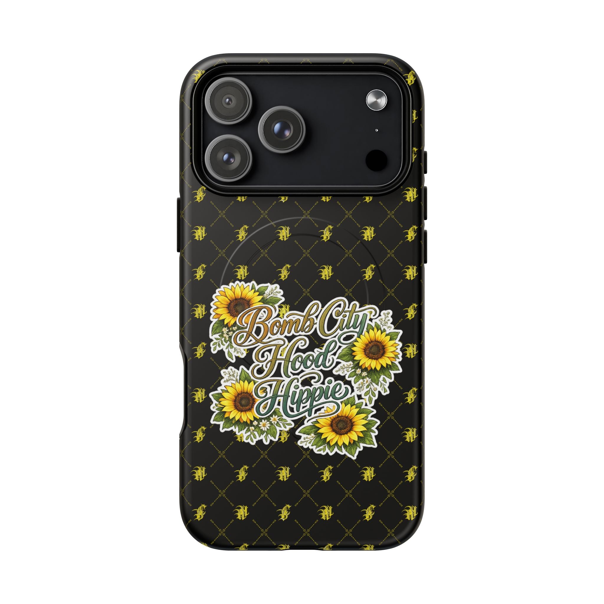 Sunflower 'Bomb City Hood Hippie' Tough Magnetic Phone Case