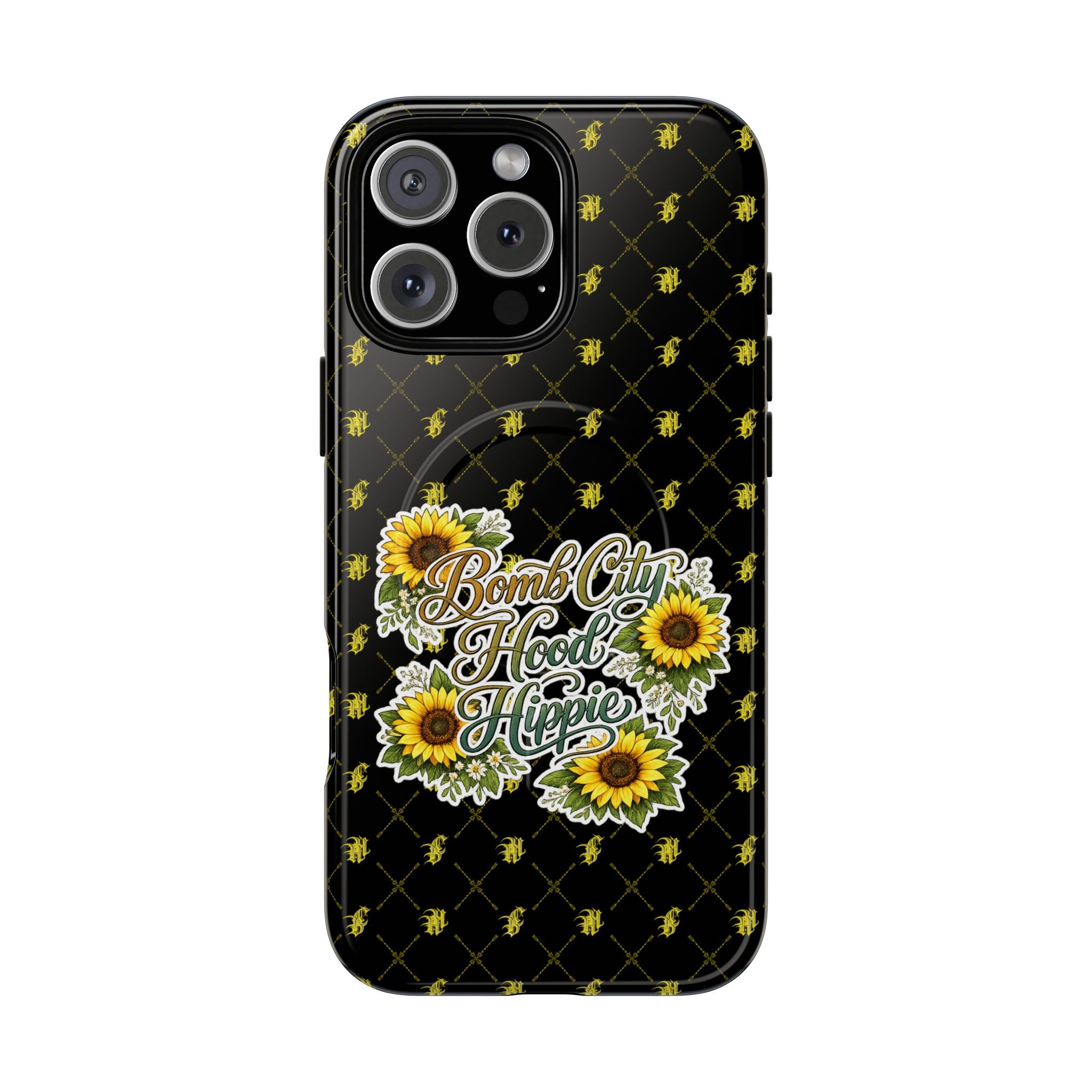 Sunflower 'Bomb City Hood Hippie' Tough Magnetic Phone Case