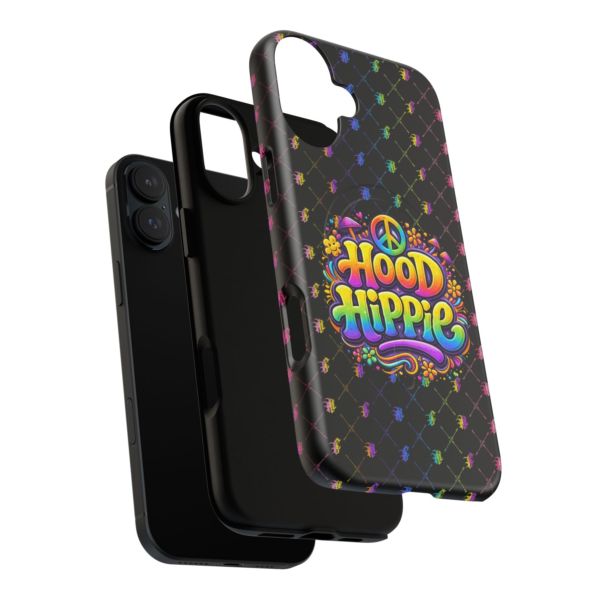 Hood Hippie Magnetic Phone Case — Psychedelic Peace Sign Tough Case