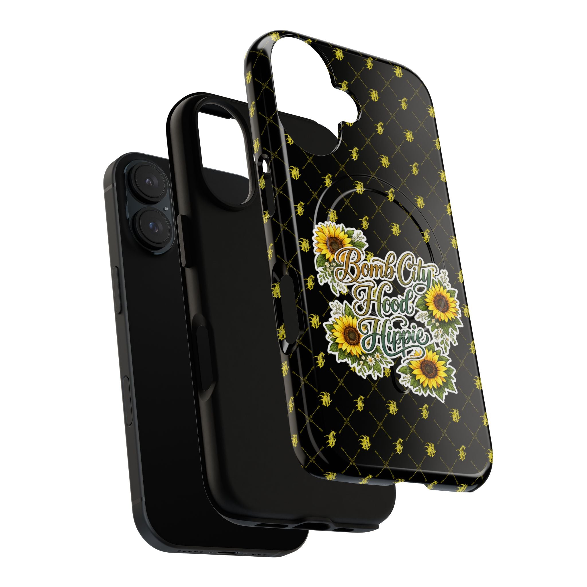 Sunflower 'Bomb City Hood Hippie' Tough Magnetic Phone Case