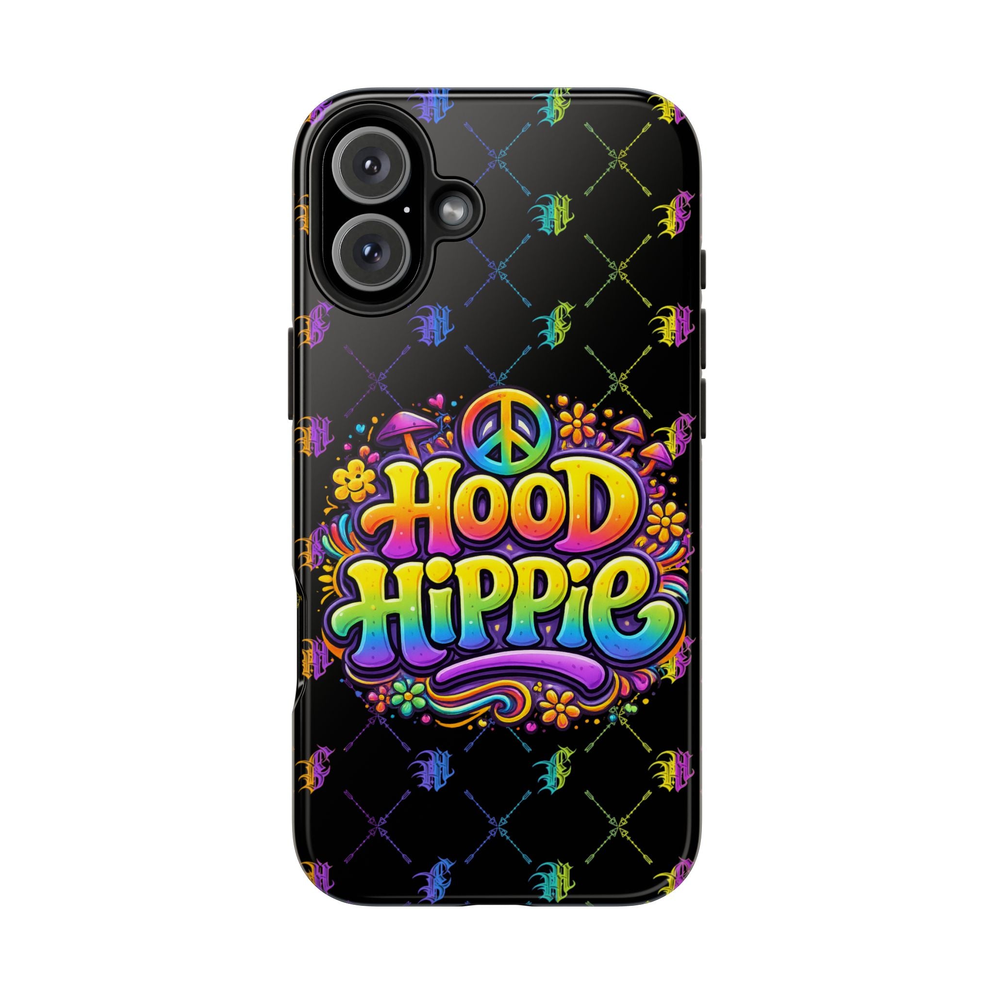 Bomb City Hood Hippie Tough Phone Case — Colorful Psychedelic Peace Design