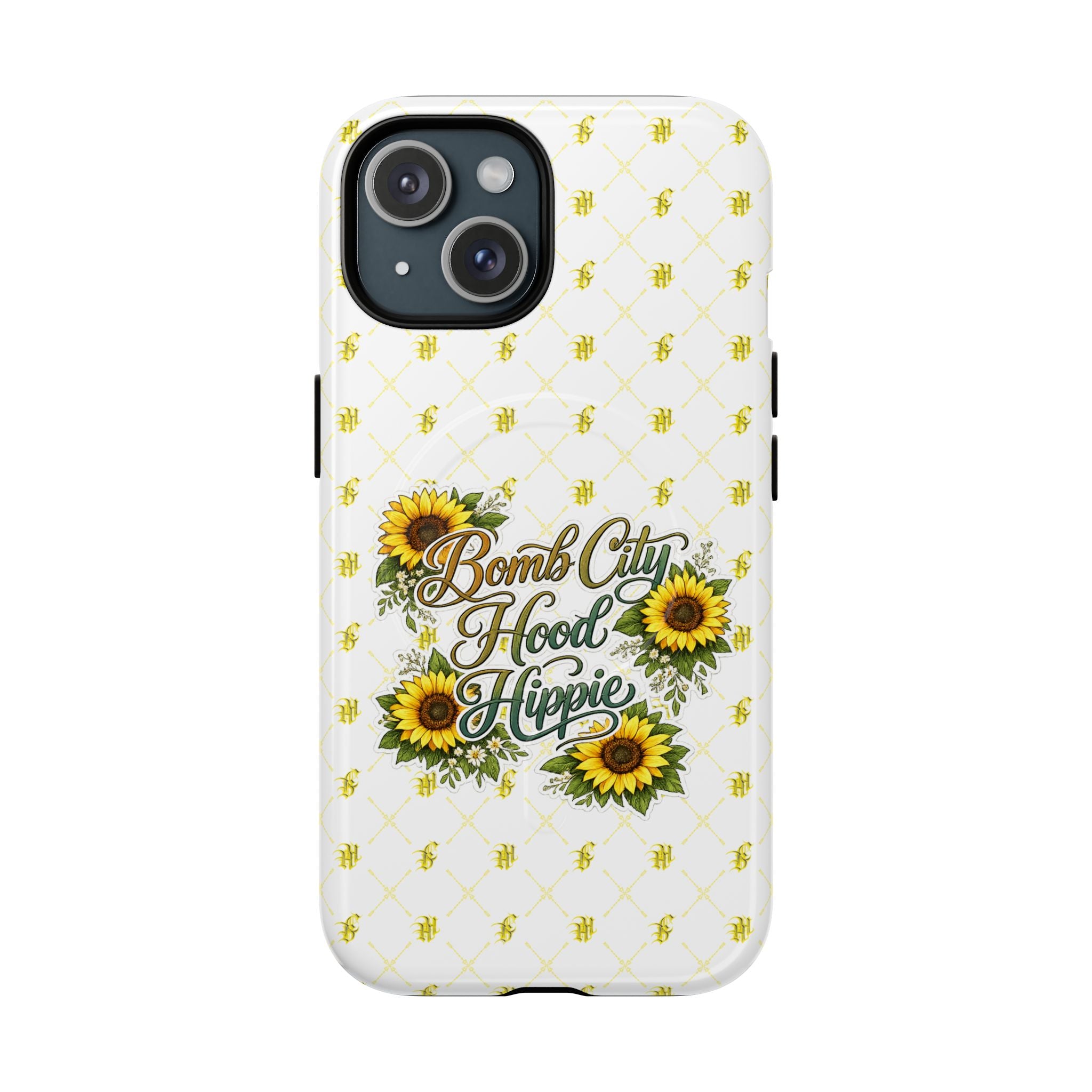 Sunflower 'Bomb City Hood Hippie' Tough Magnetic Phone Case