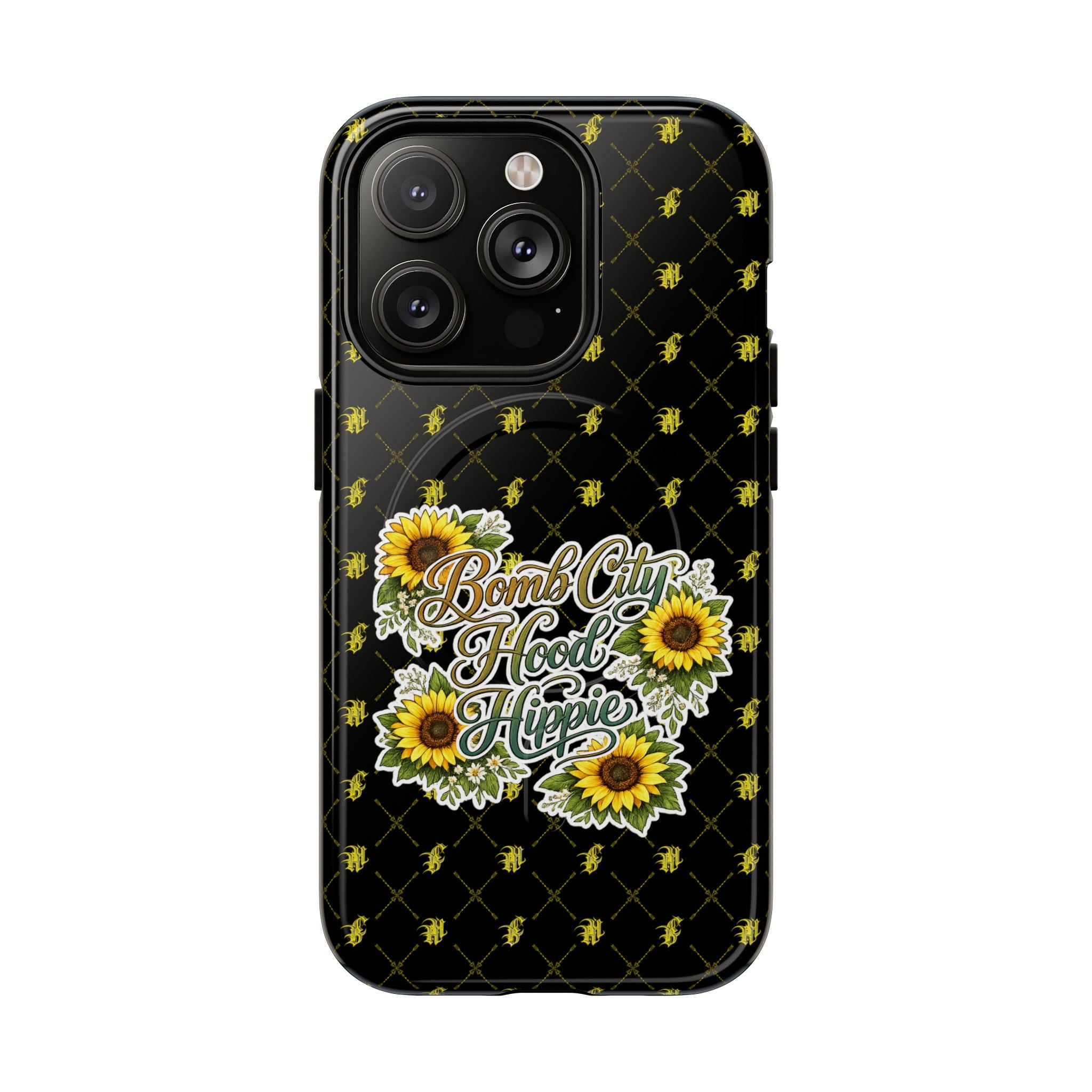 Sunflower 'Bomb City Hood Hippie' Tough Magnetic Phone Case