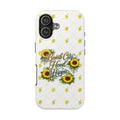 Tough Phone Case — "Bomb City Hood Hippie" Sunflower Protective Cover