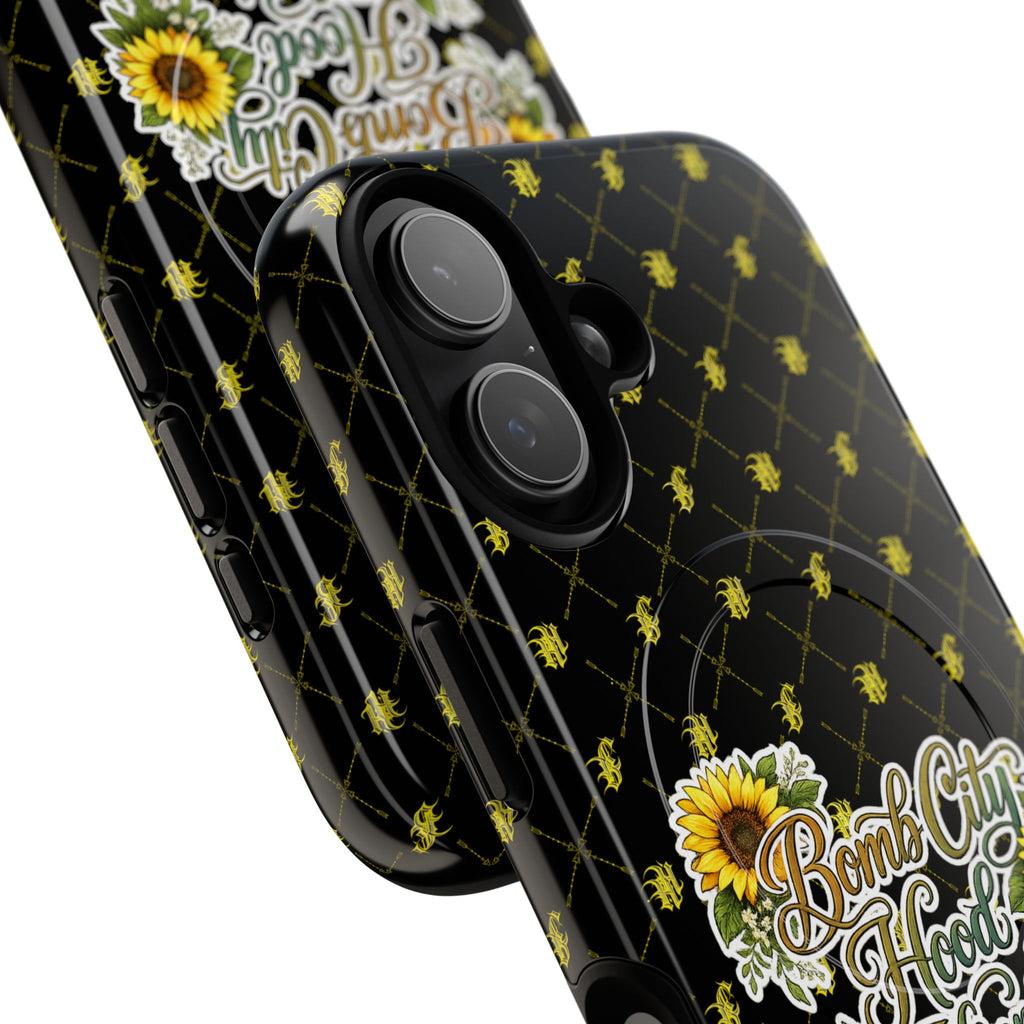 Sunflower 'Bomb City Hood Hippie' Tough Magnetic Phone Case
