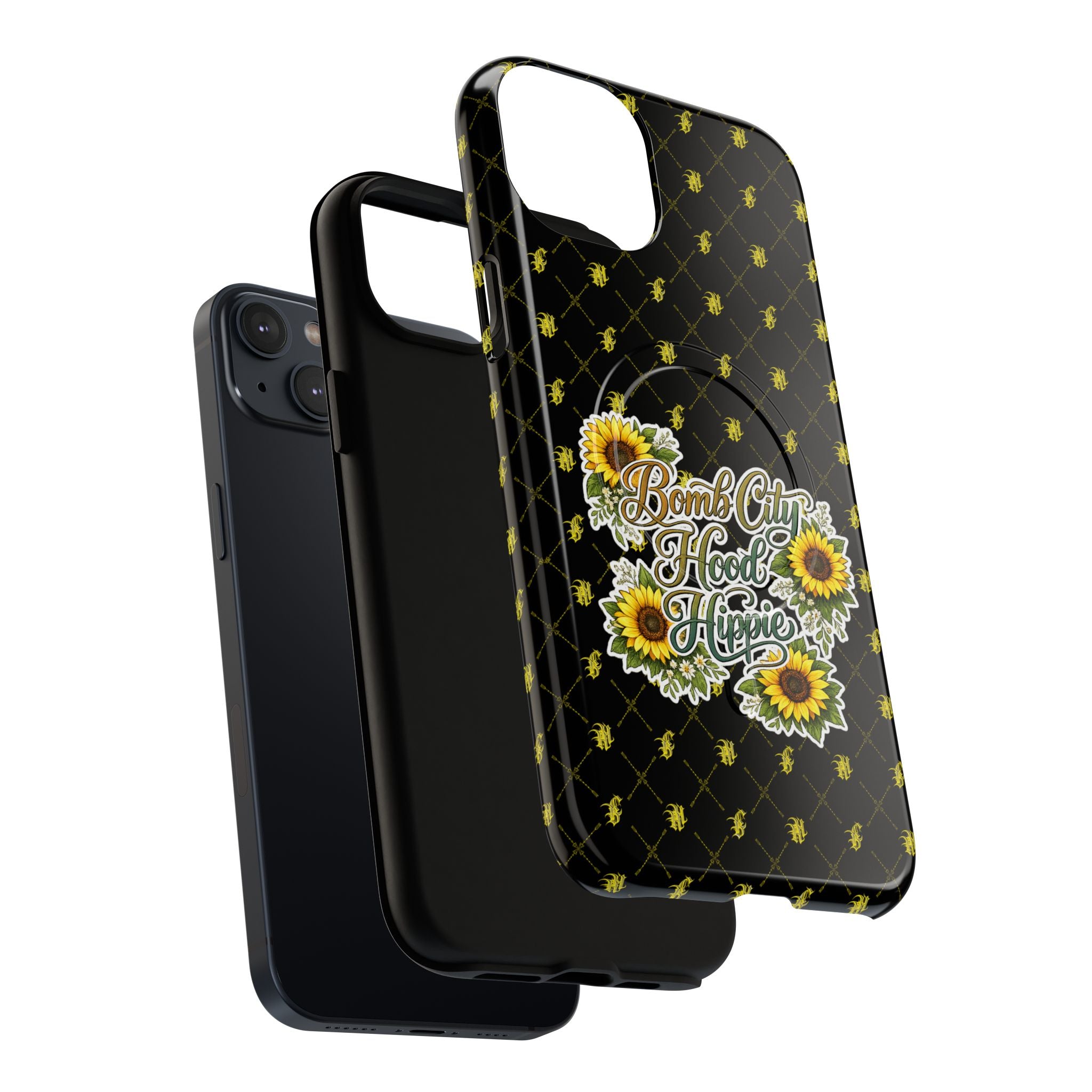 Sunflower 'Bomb City Hood Hippie' Tough Magnetic Phone Case