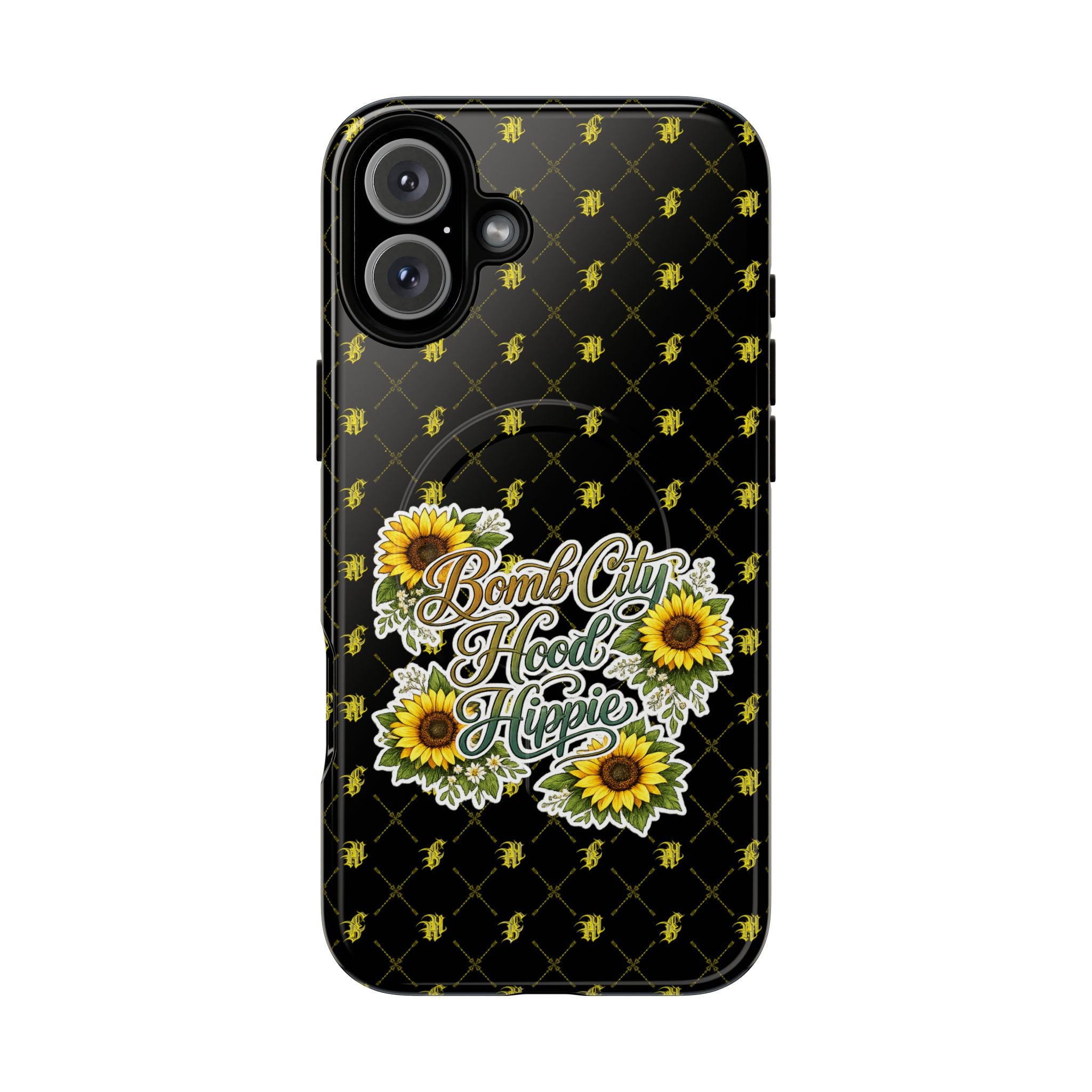 Sunflower 'Bomb City Hood Hippie' Tough Magnetic Phone Case