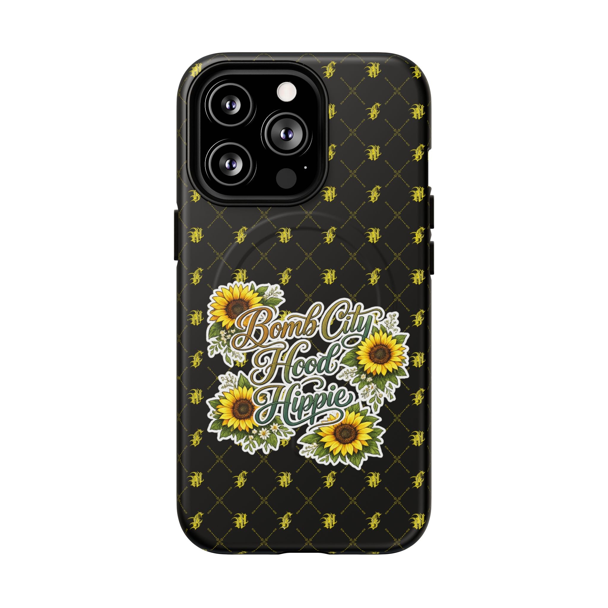 Sunflower 'Bomb City Hood Hippie' Tough Magnetic Phone Case