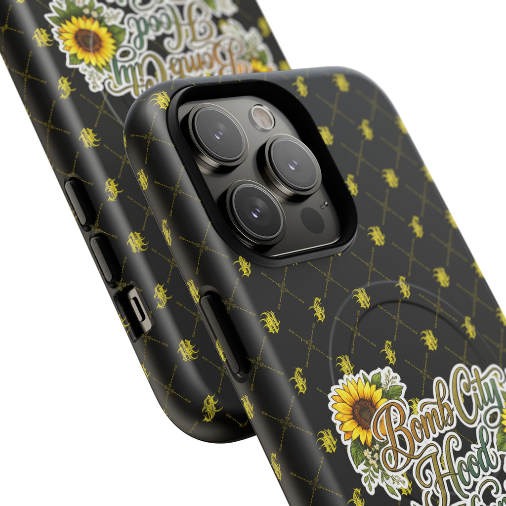 Sunflower 'Bomb City Hood Hippie' Tough Magnetic Phone Case
