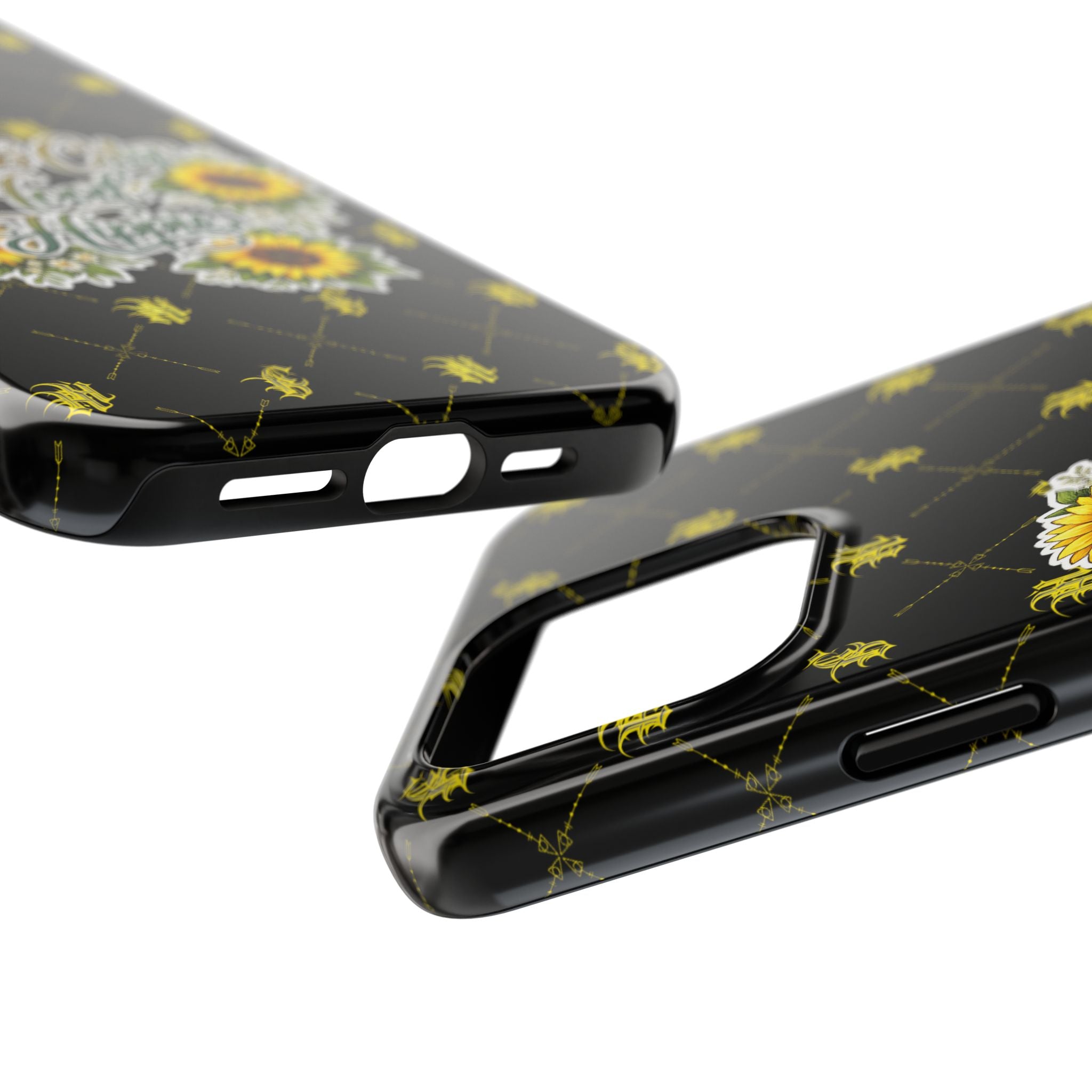 Tough Phone Case — "Bomb City Hood Hippie" Sunflower Protective Phone Cover