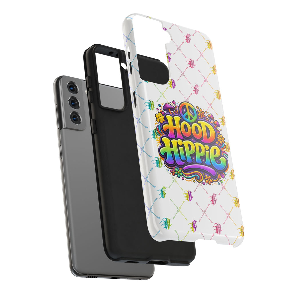 Bomb City Hood Hippie Tough Phone Case — Retro Peace Sign Floral iPhone Cover