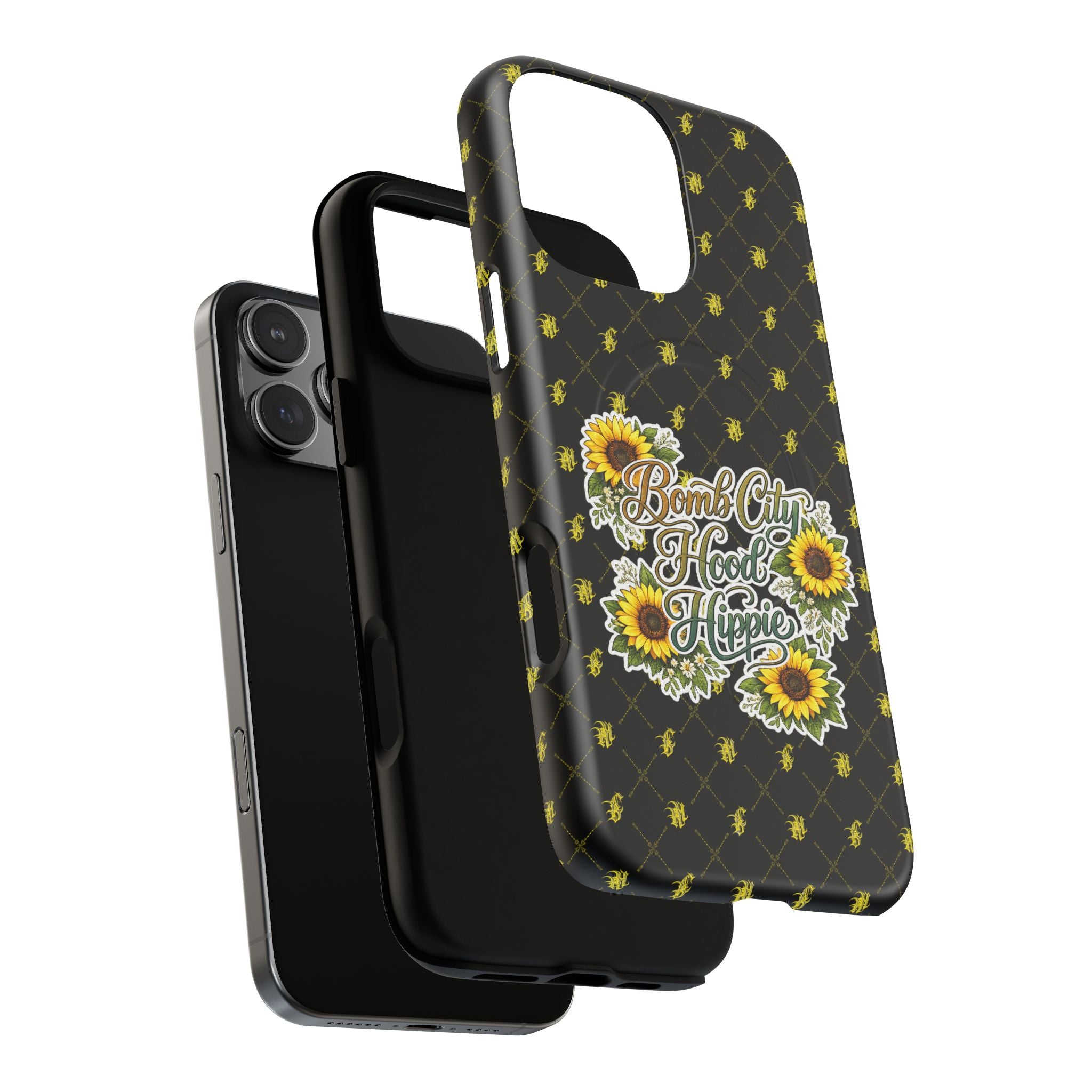 Sunflower 'Bomb City Hood Hippie' Tough Magnetic Phone Case