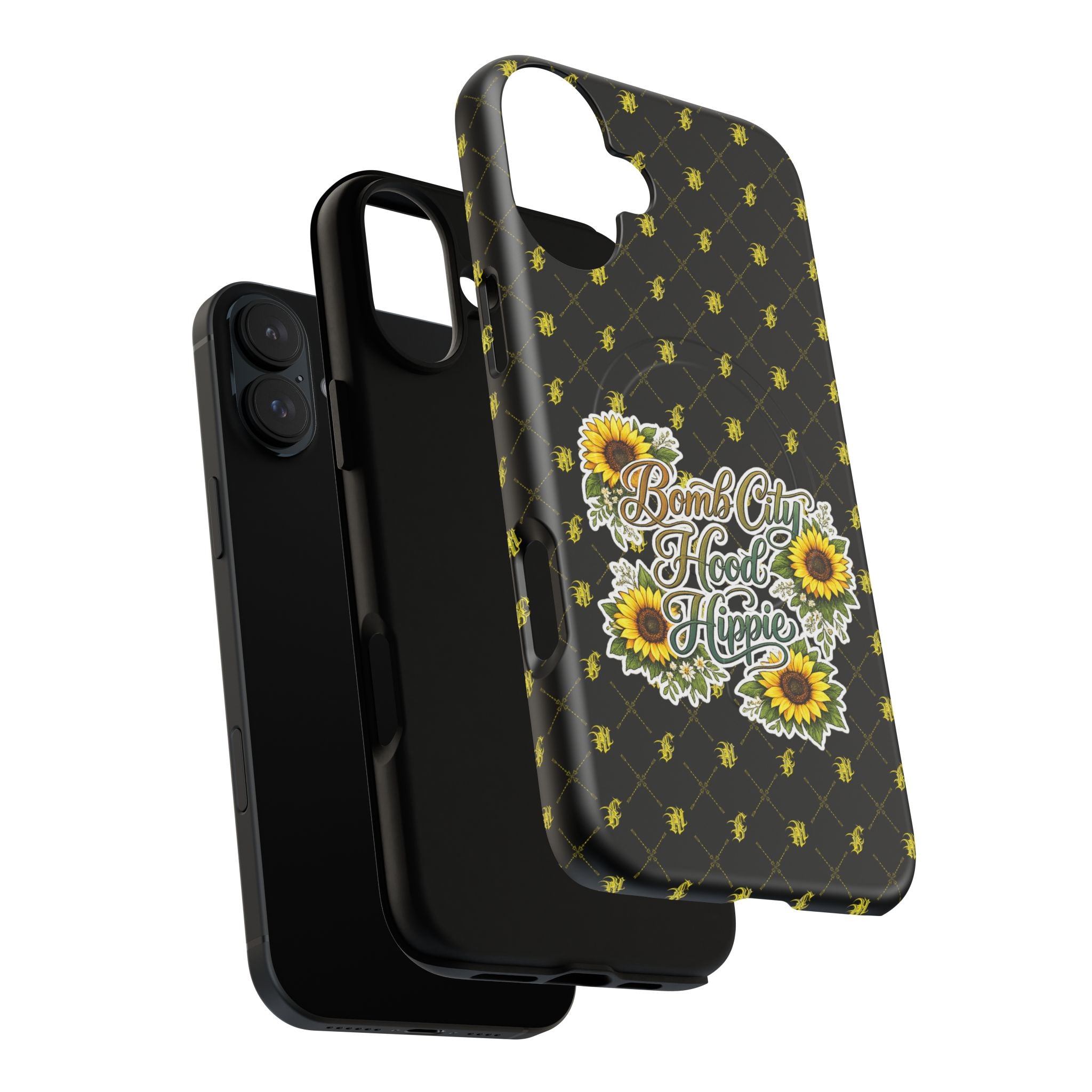 Sunflower 'Bomb City Hood Hippie' Tough Magnetic Phone Case