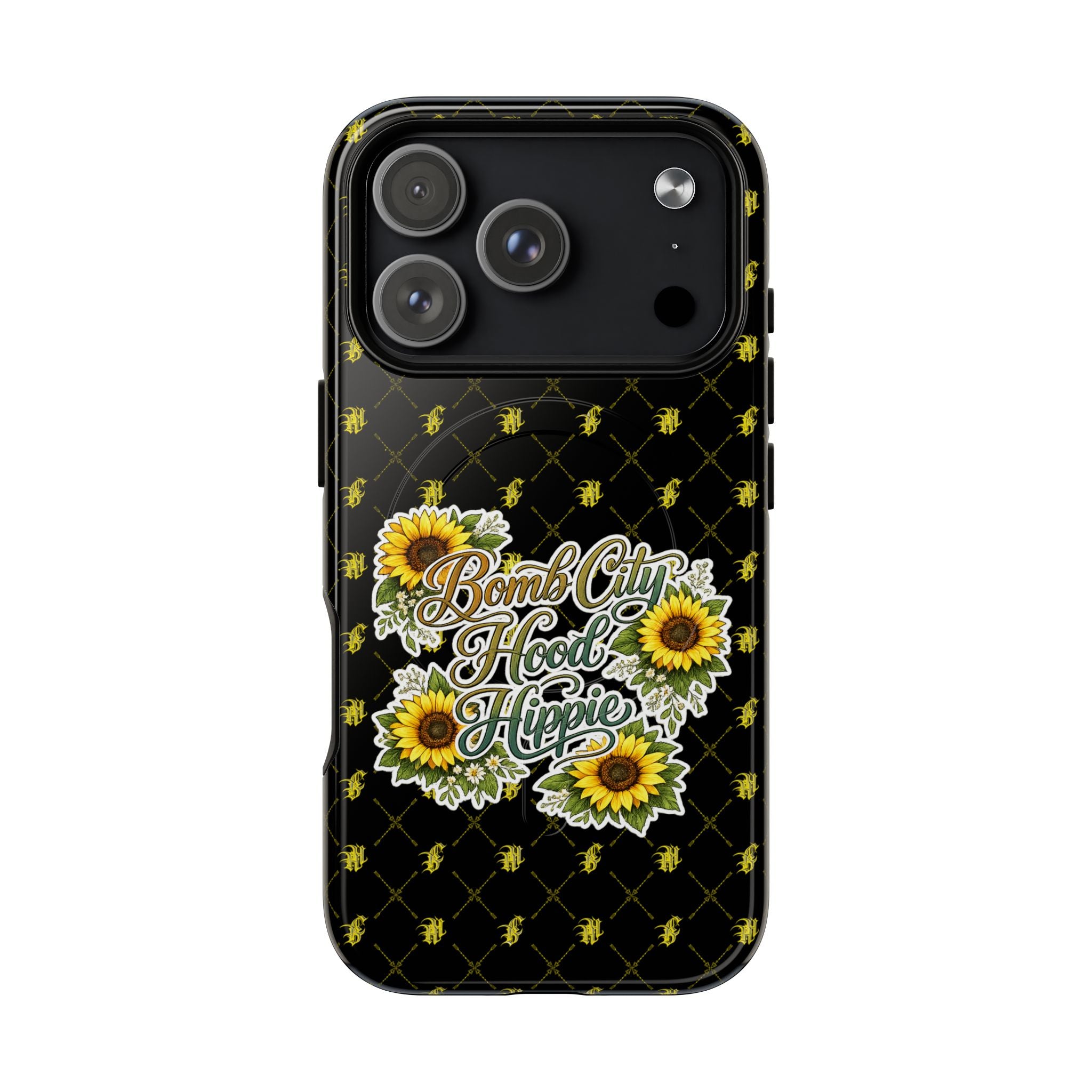 Sunflower 'Bomb City Hood Hippie' Tough Magnetic Phone Case