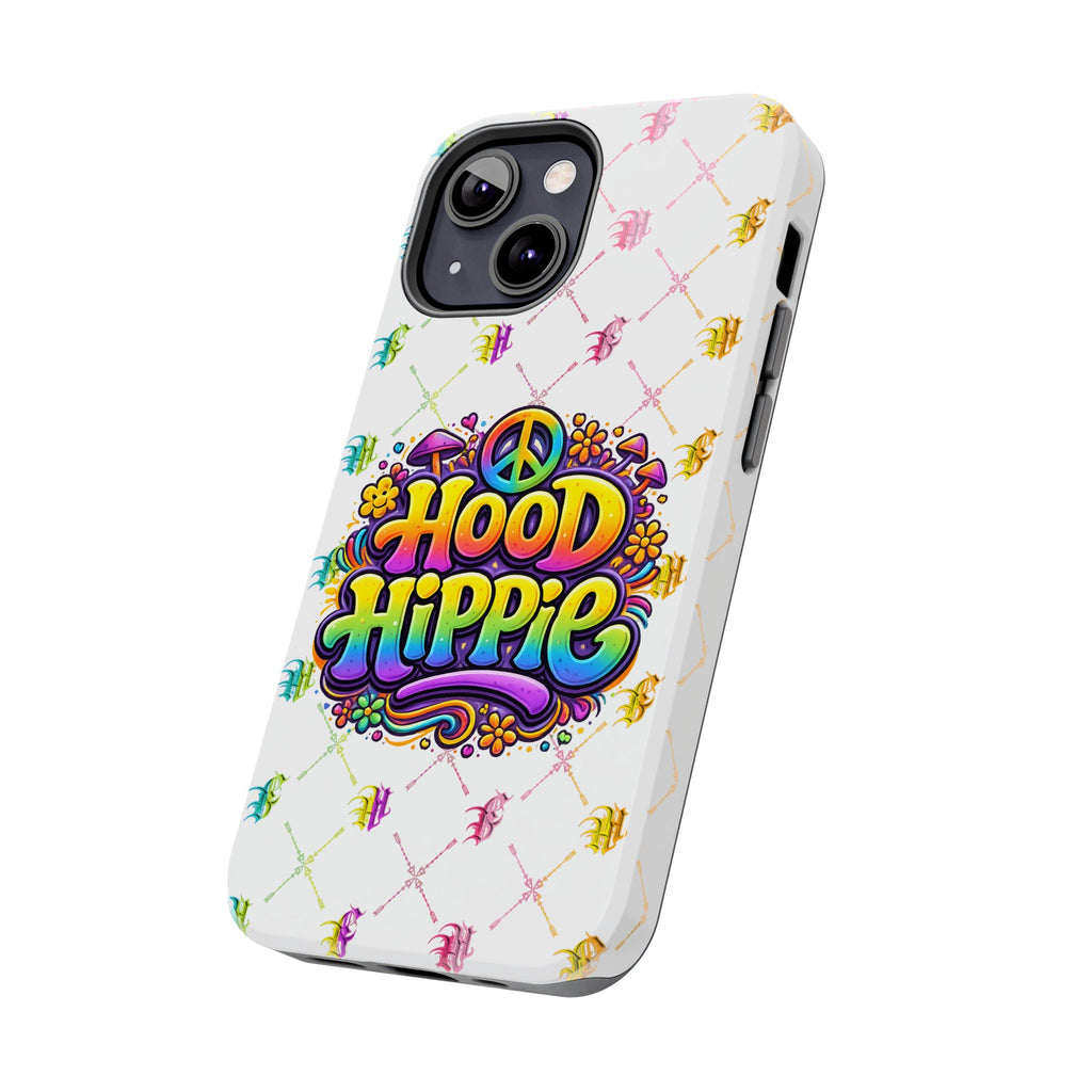 Bomb City Hood Hippie Tough Phone Case — Retro Peace Sign Floral iPhone Cover