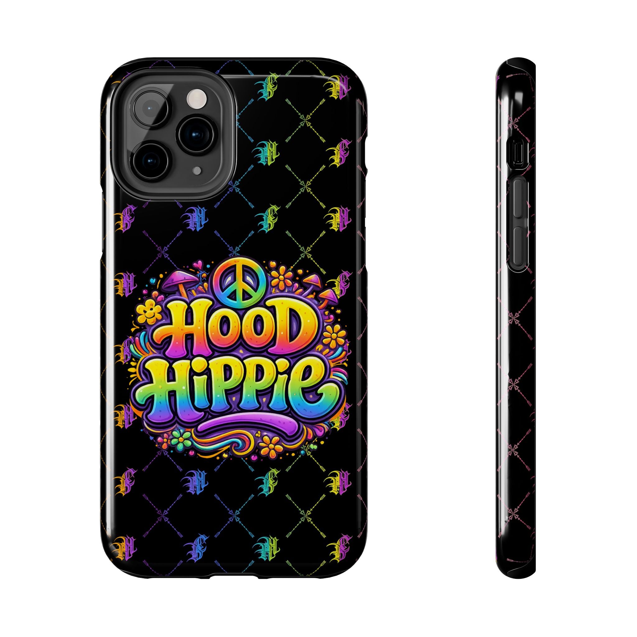 Bomb City Hood Hippie Tough Phone Case — Colorful Psychedelic Peace Design