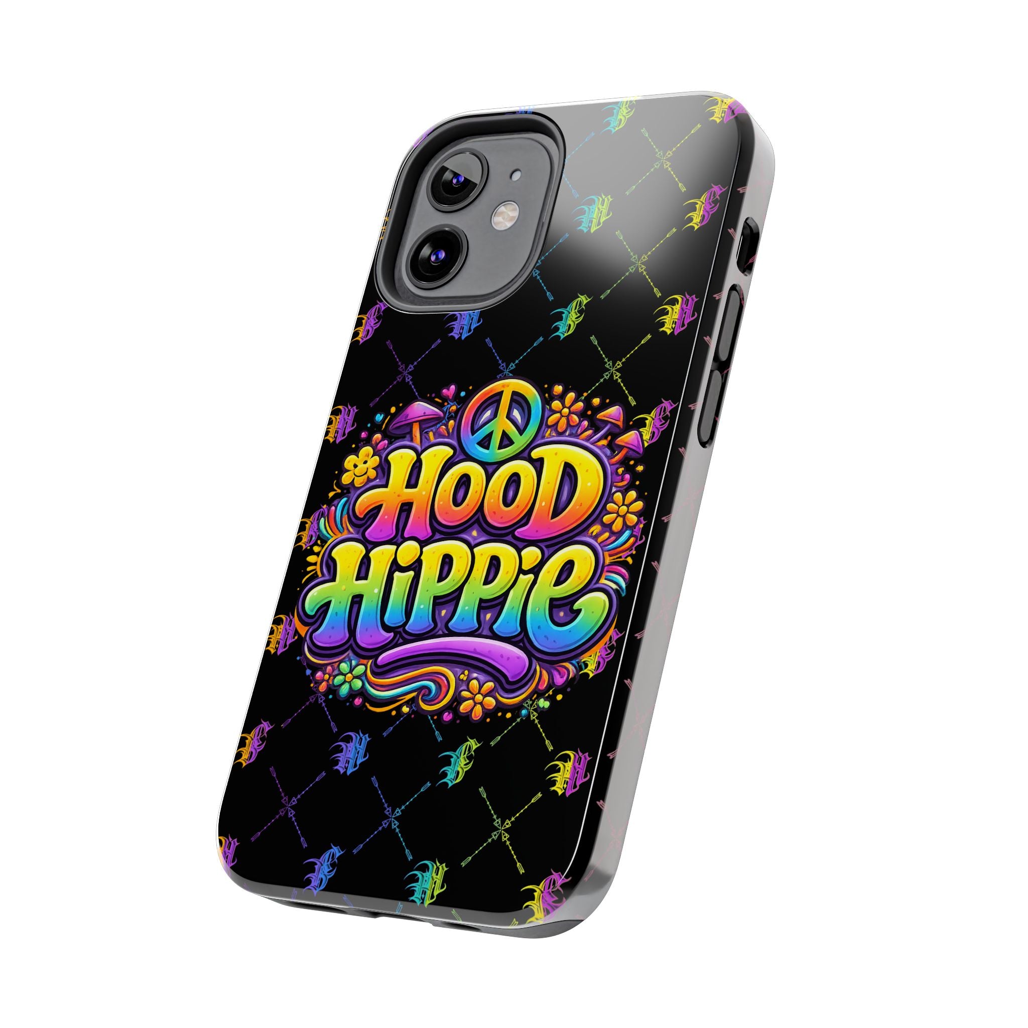 Bomb City Hood Hippie Tough Phone Case — Colorful Psychedelic Peace Design
