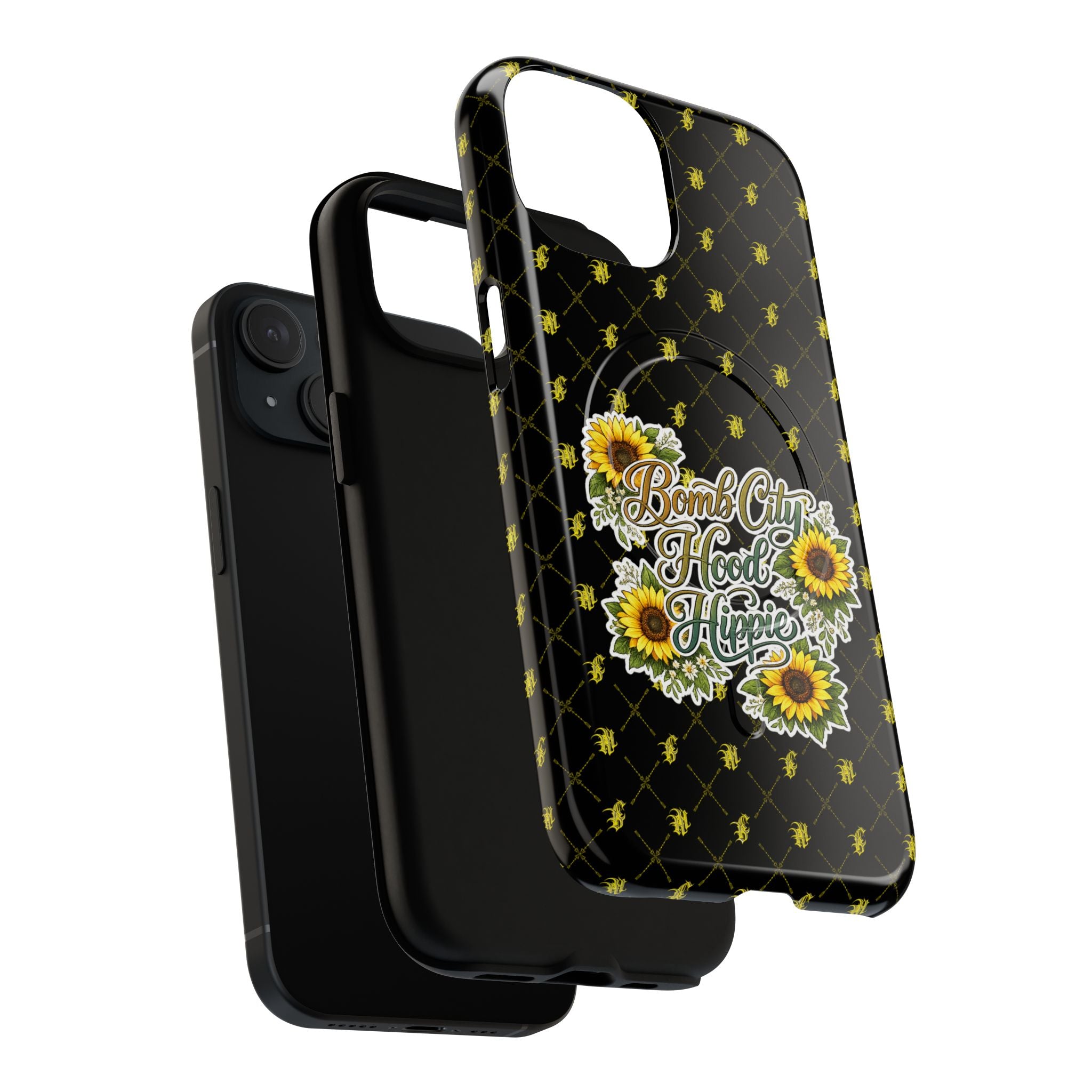 Sunflower 'Bomb City Hood Hippie' Tough Magnetic Phone Case