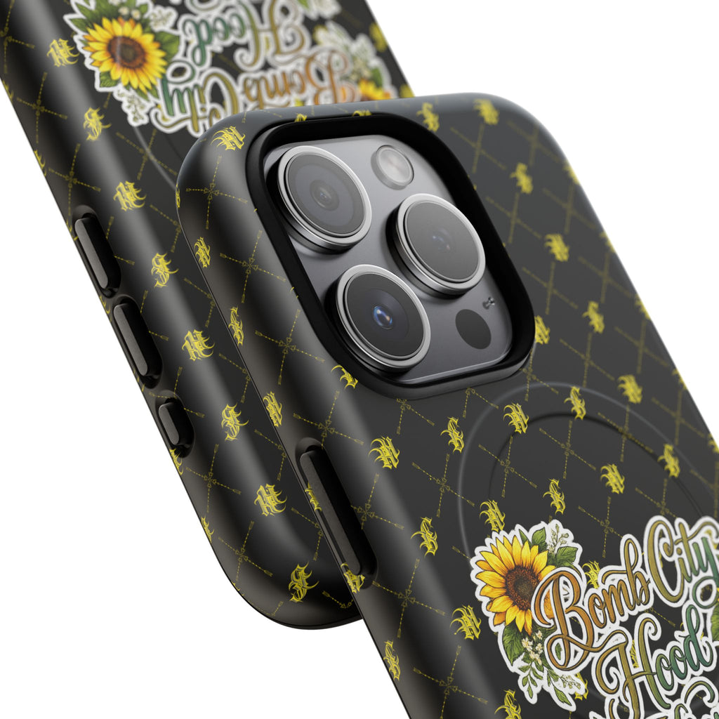 Sunflower 'Bomb City Hood Hippie' Tough Magnetic Phone Case