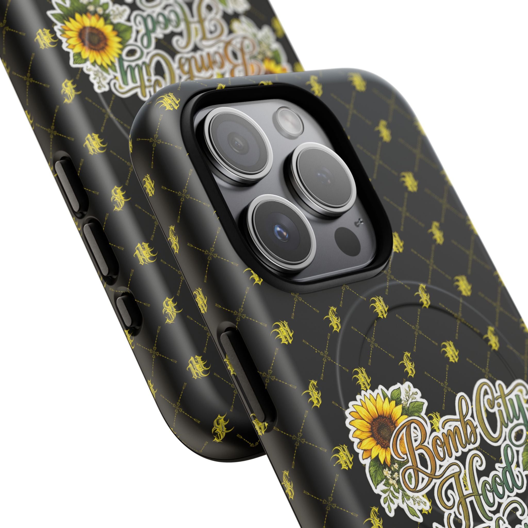 Sunflower 'Bomb City Hood Hippie' Tough Magnetic Phone Case