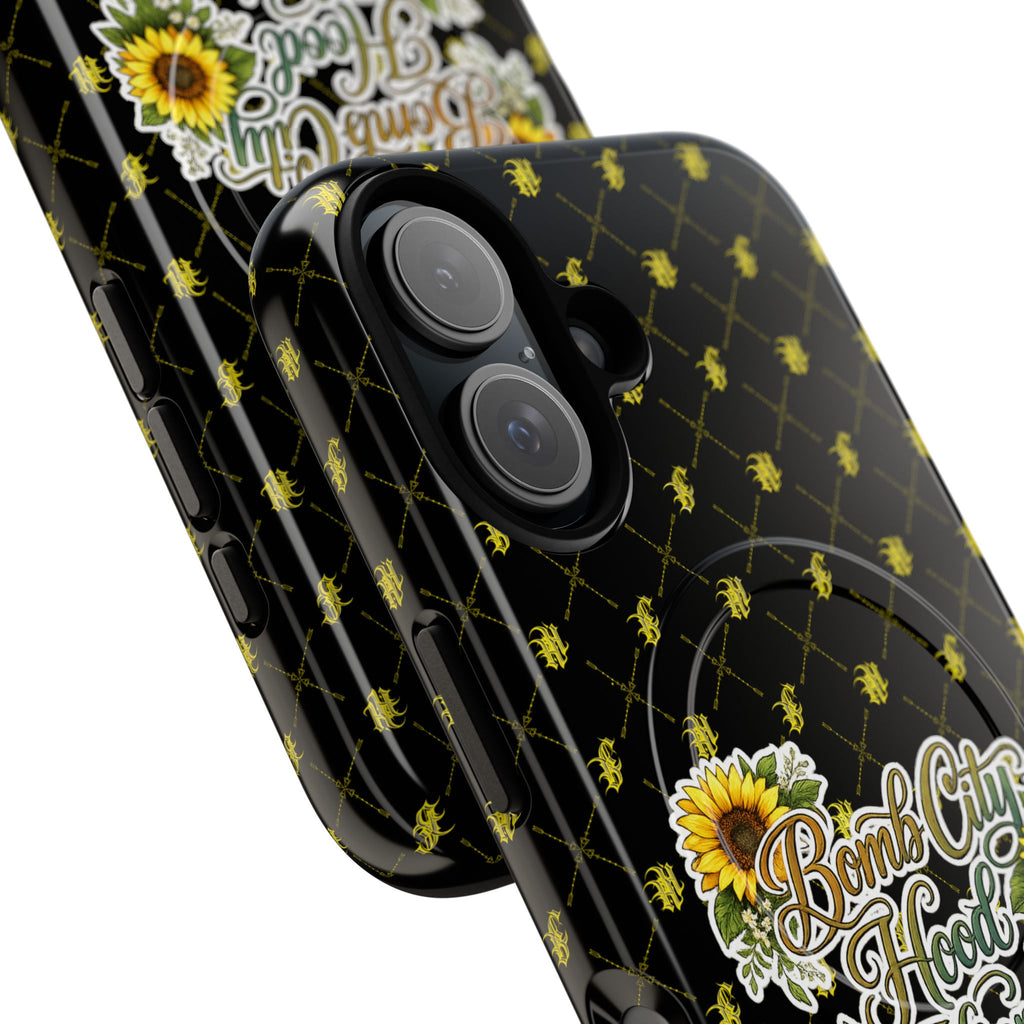 Sunflower 'Bomb City Hood Hippie' Tough Magnetic Phone Case