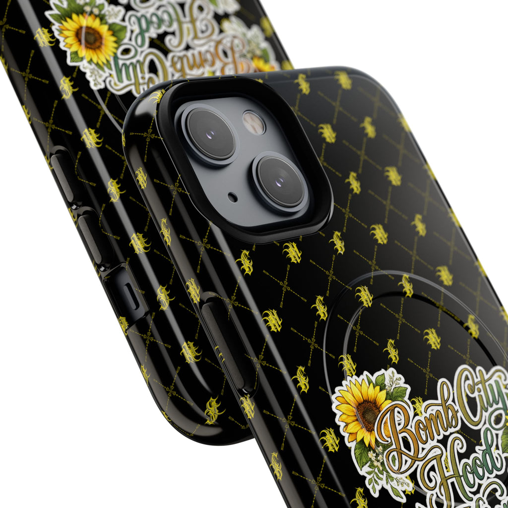 Sunflower 'Bomb City Hood Hippie' Tough Magnetic Phone Case