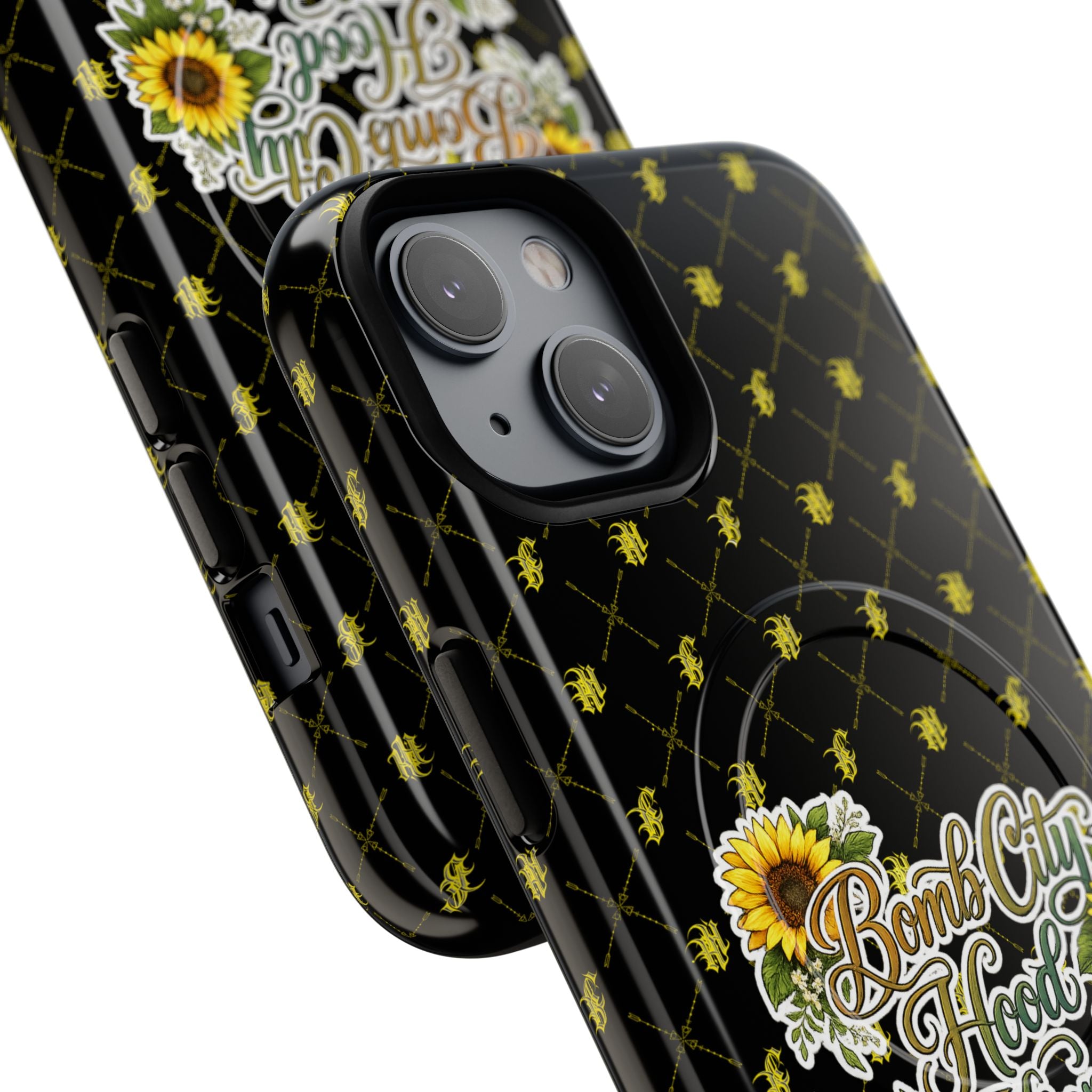 Sunflower 'Bomb City Hood Hippie' Tough Magnetic Phone Case