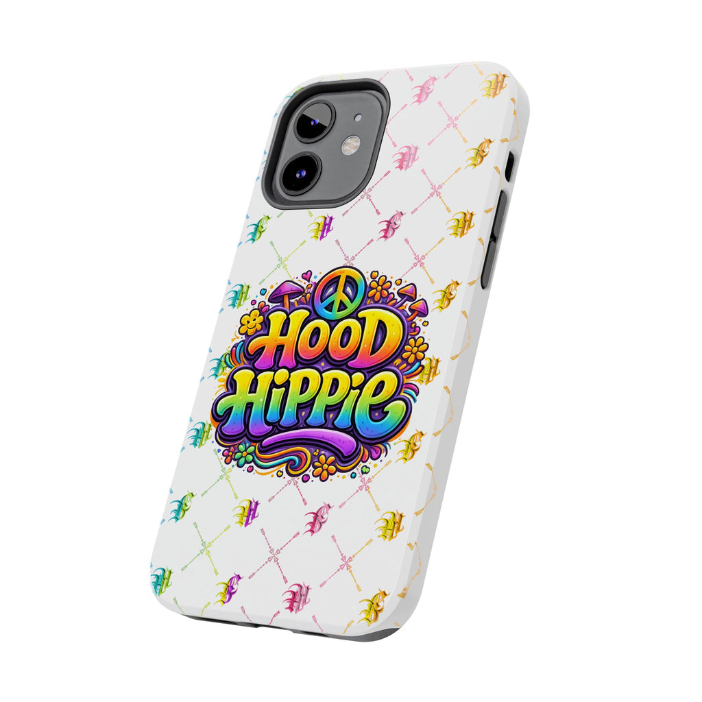 Bomb City Hood Hippie Tough Phone Case — Retro Peace Sign Floral iPhone Cover