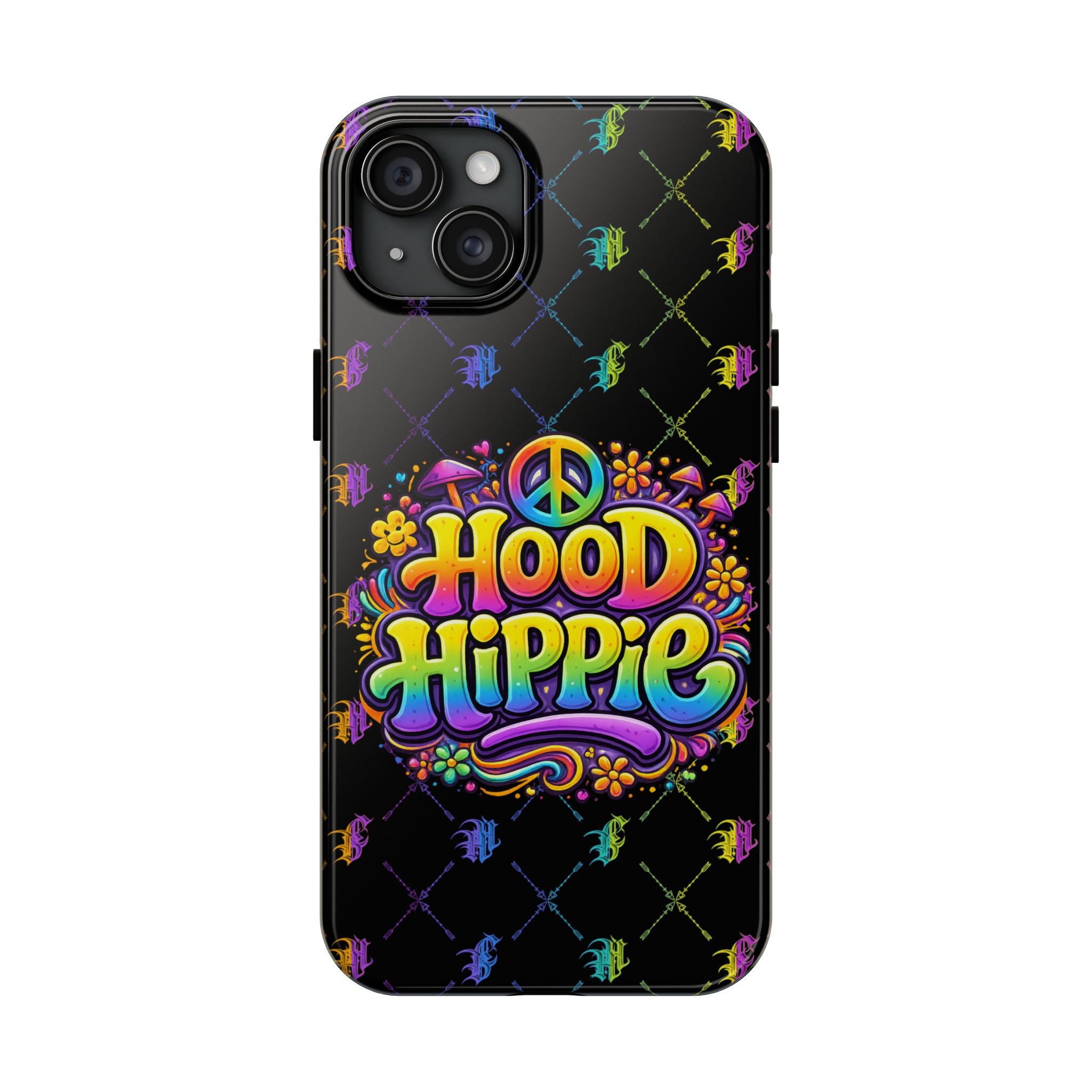 Bomb City Hood Hippie Tough Phone Case — Colorful Psychedelic Peace Design