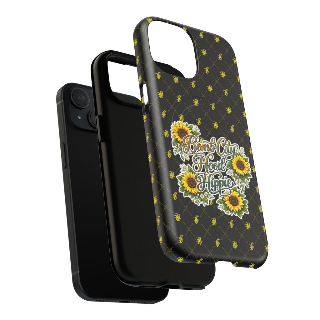 Sunflower 'Bomb City Hood Hippie' Tough Magnetic Phone Case