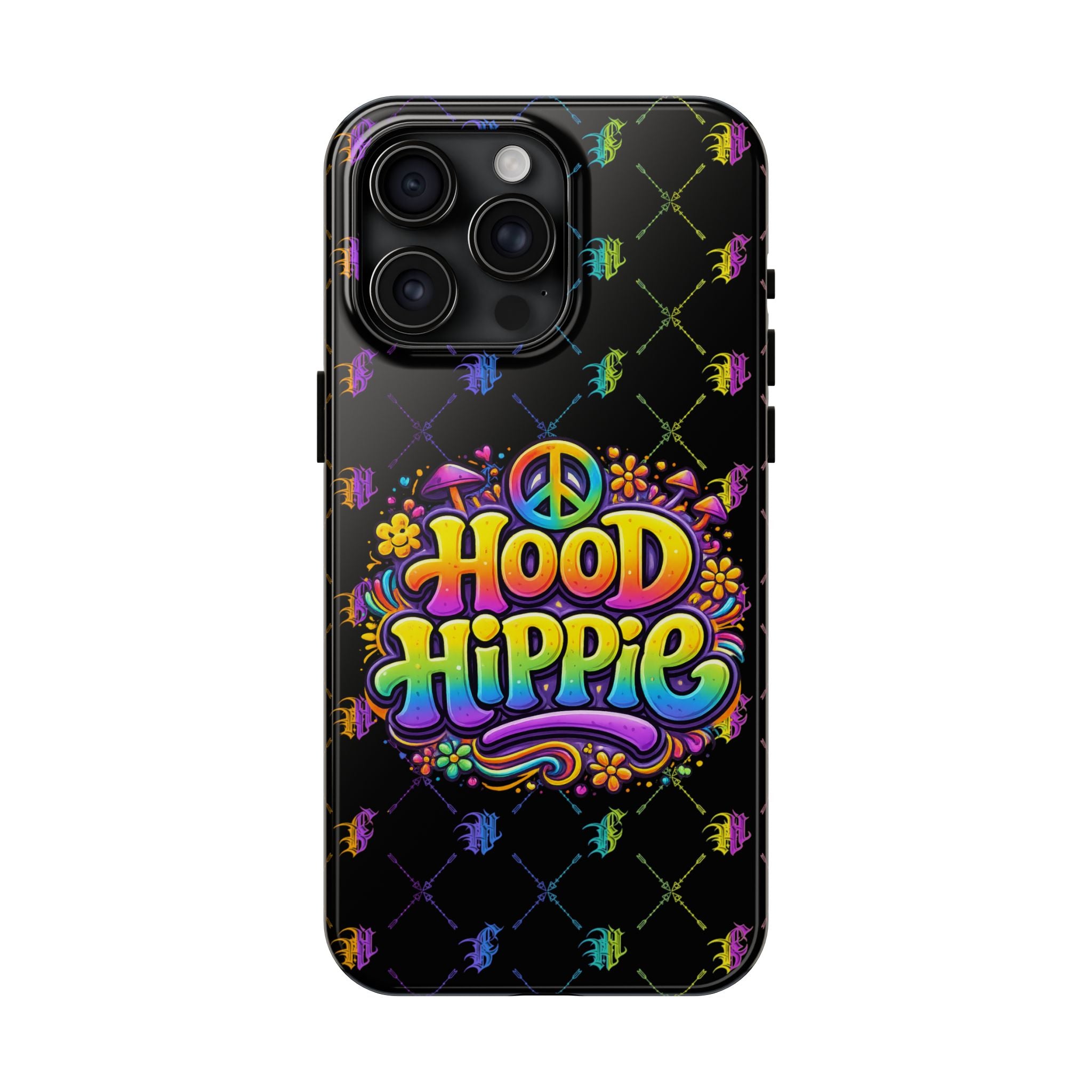 Bomb City Hood Hippie Tough Phone Case — Colorful Psychedelic Peace Design