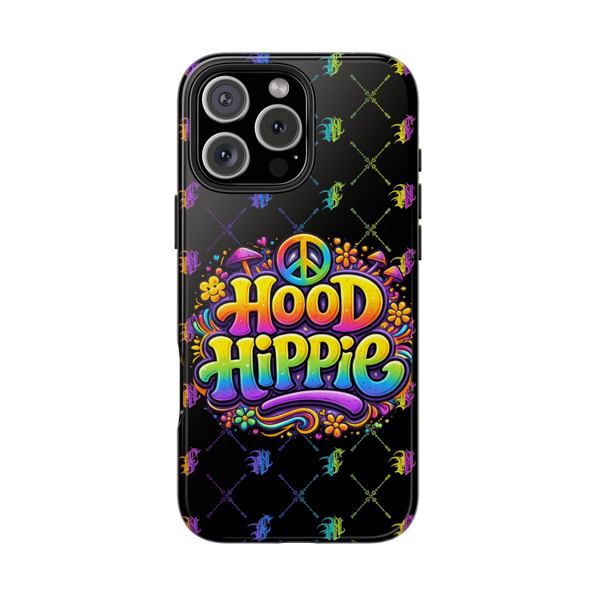 Bomb City Hood Hippie Tough Phone Case — Colorful Psychedelic Peace Design