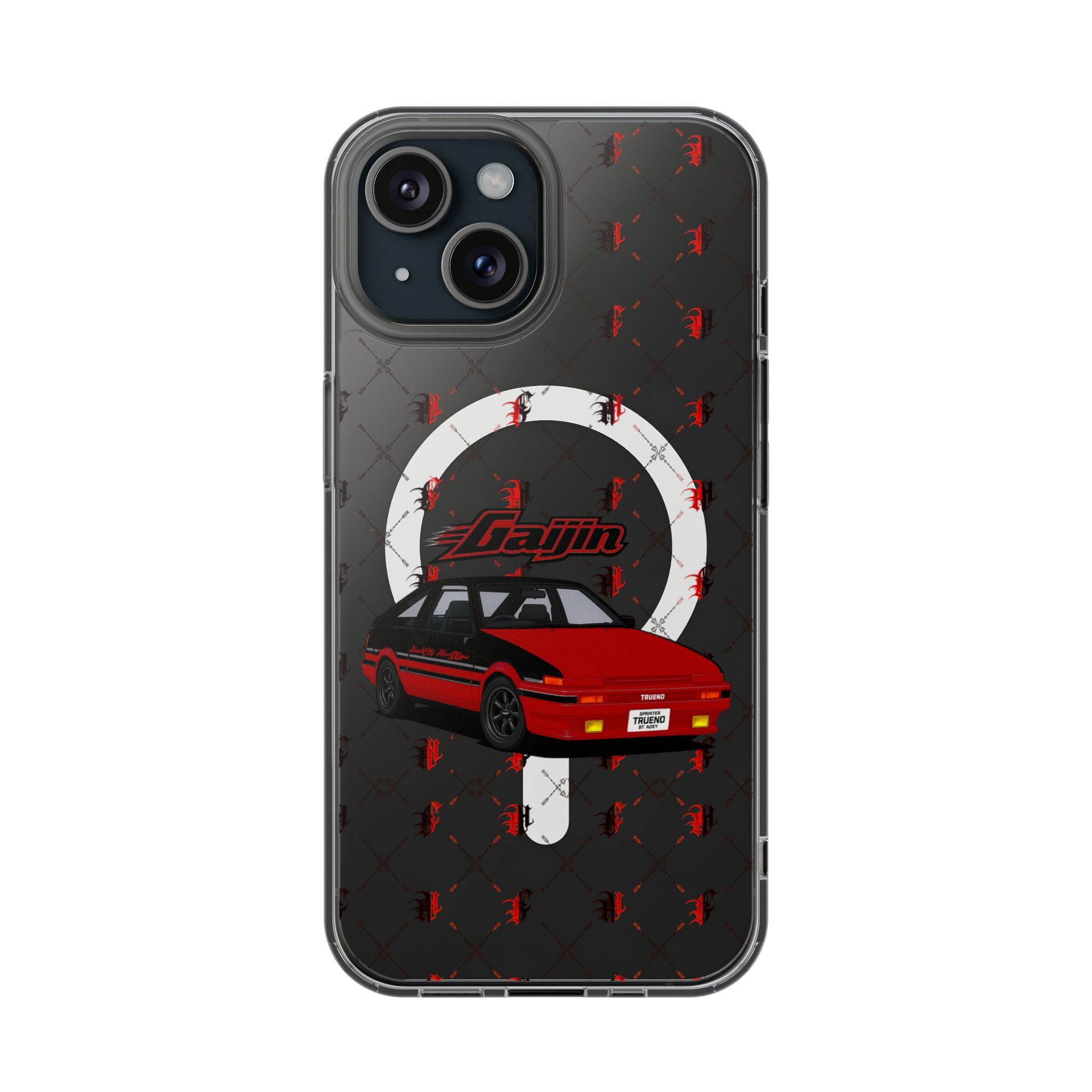 IPhone Case — BCHH Red Vintage Sports Car Magnetic Clear Impact-Resistant Case