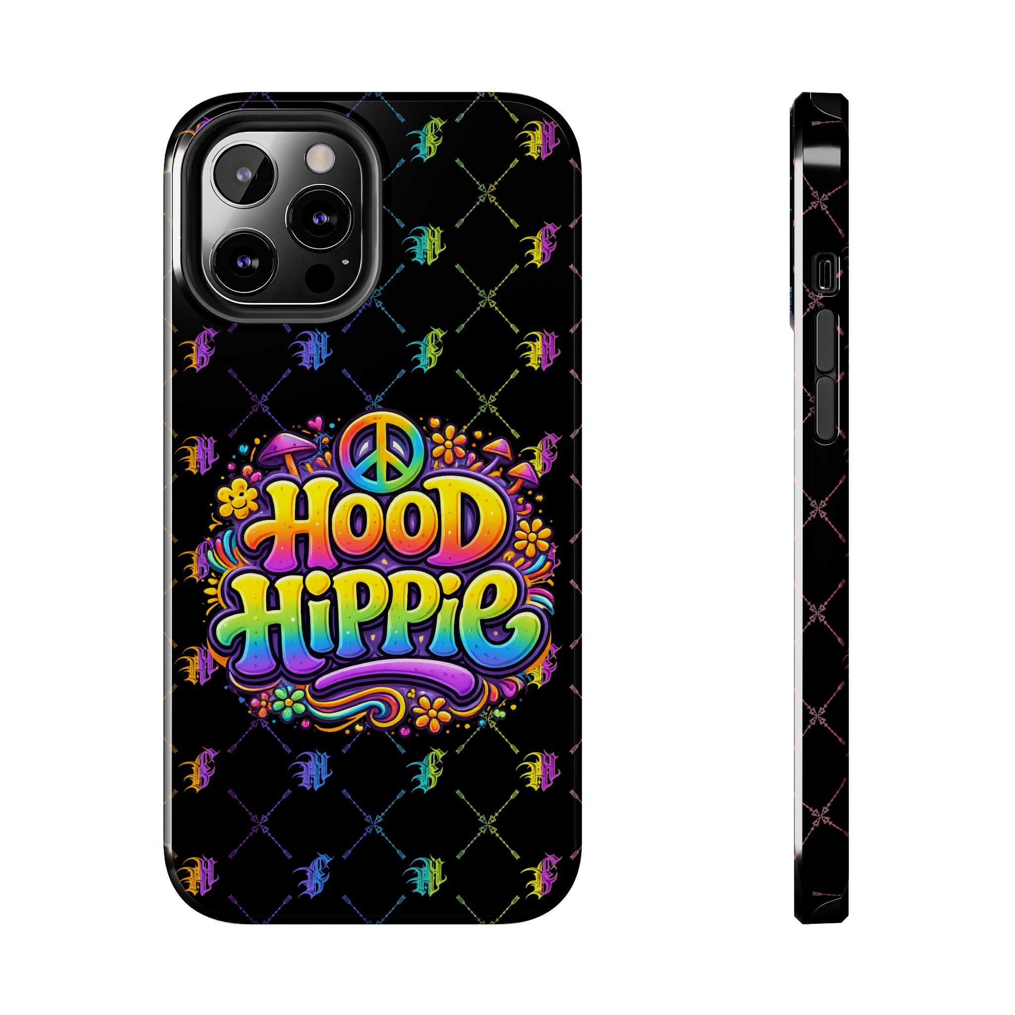 Bomb City Hood Hippie Tough Phone Case — Colorful Psychedelic Peace Design