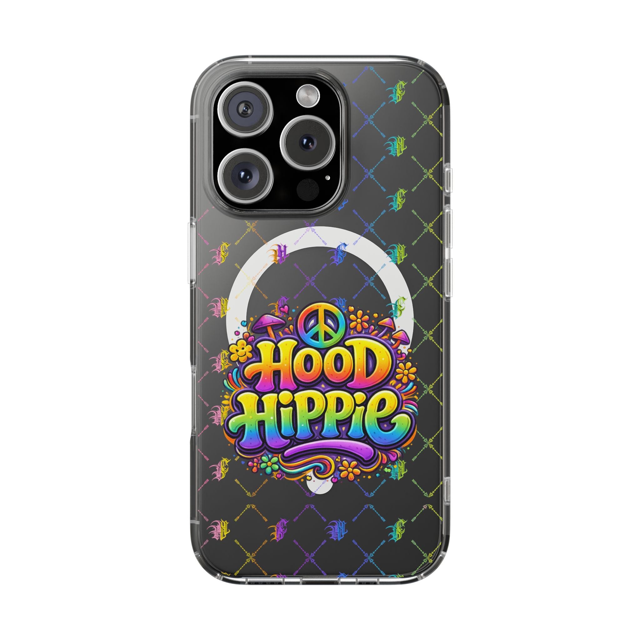 Phone Case — "Hood Hippie" Clear Magnetic Impact-Resistant Case