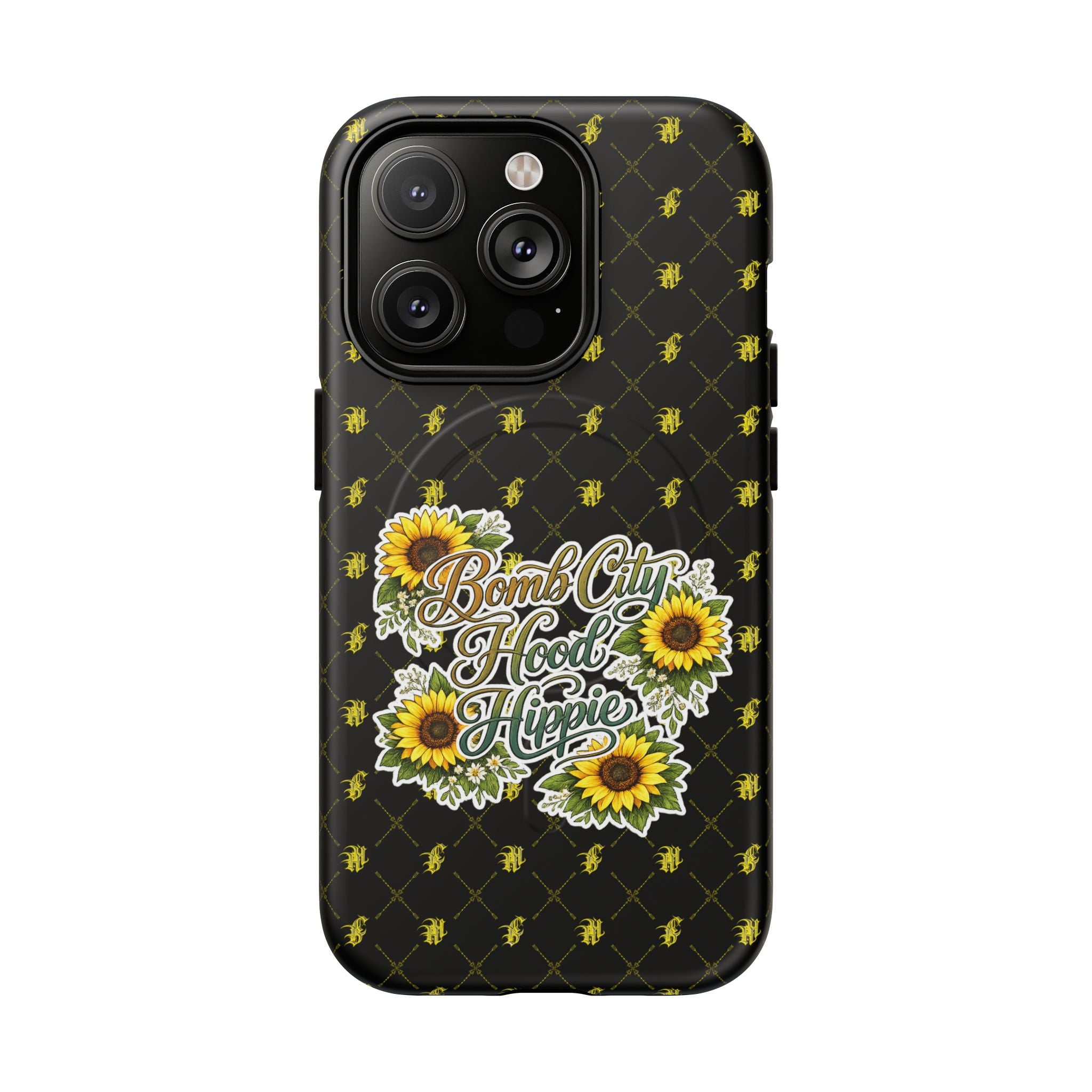 Sunflower 'Bomb City Hood Hippie' Tough Magnetic Phone Case