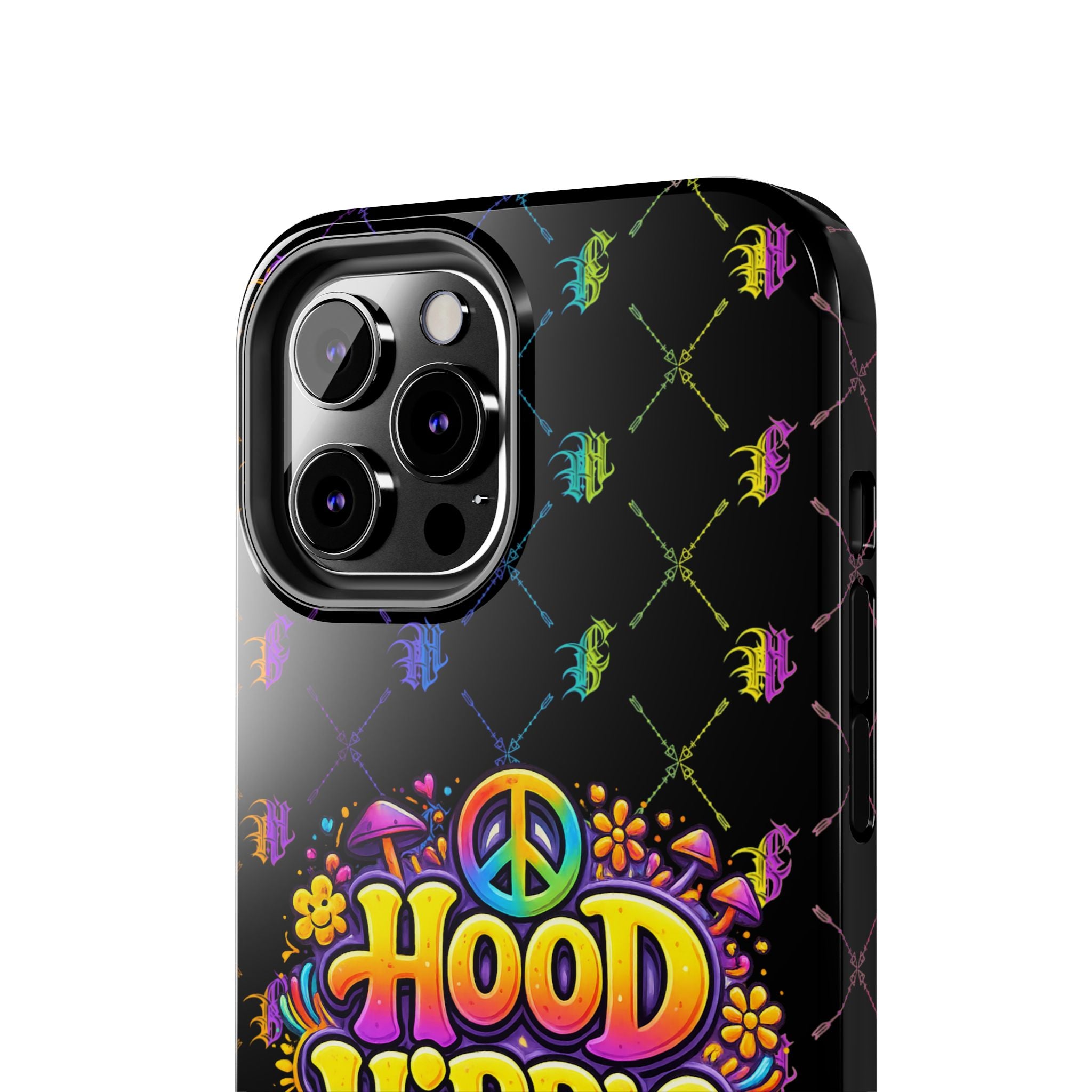 Bomb City Hood Hippie Tough Phone Case — Colorful Psychedelic Peace Design